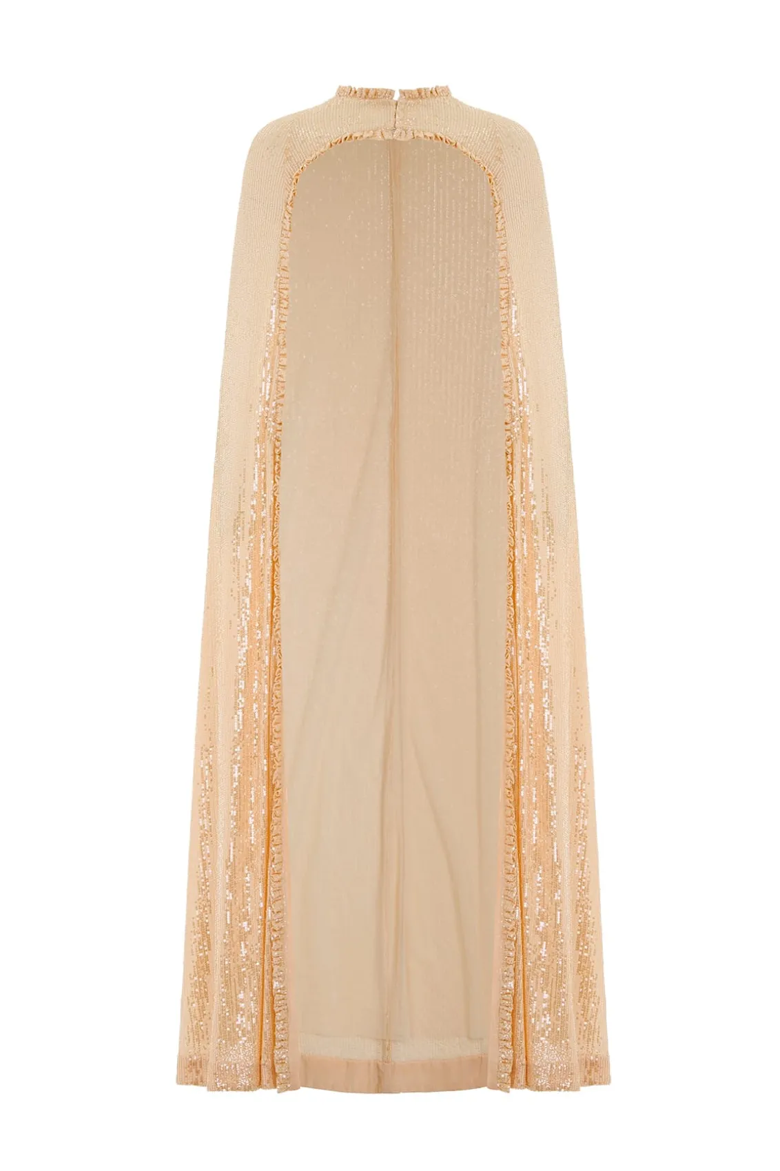 Responsibly Sourced | Capes^Needle & Thread Amora Long Cape Gold