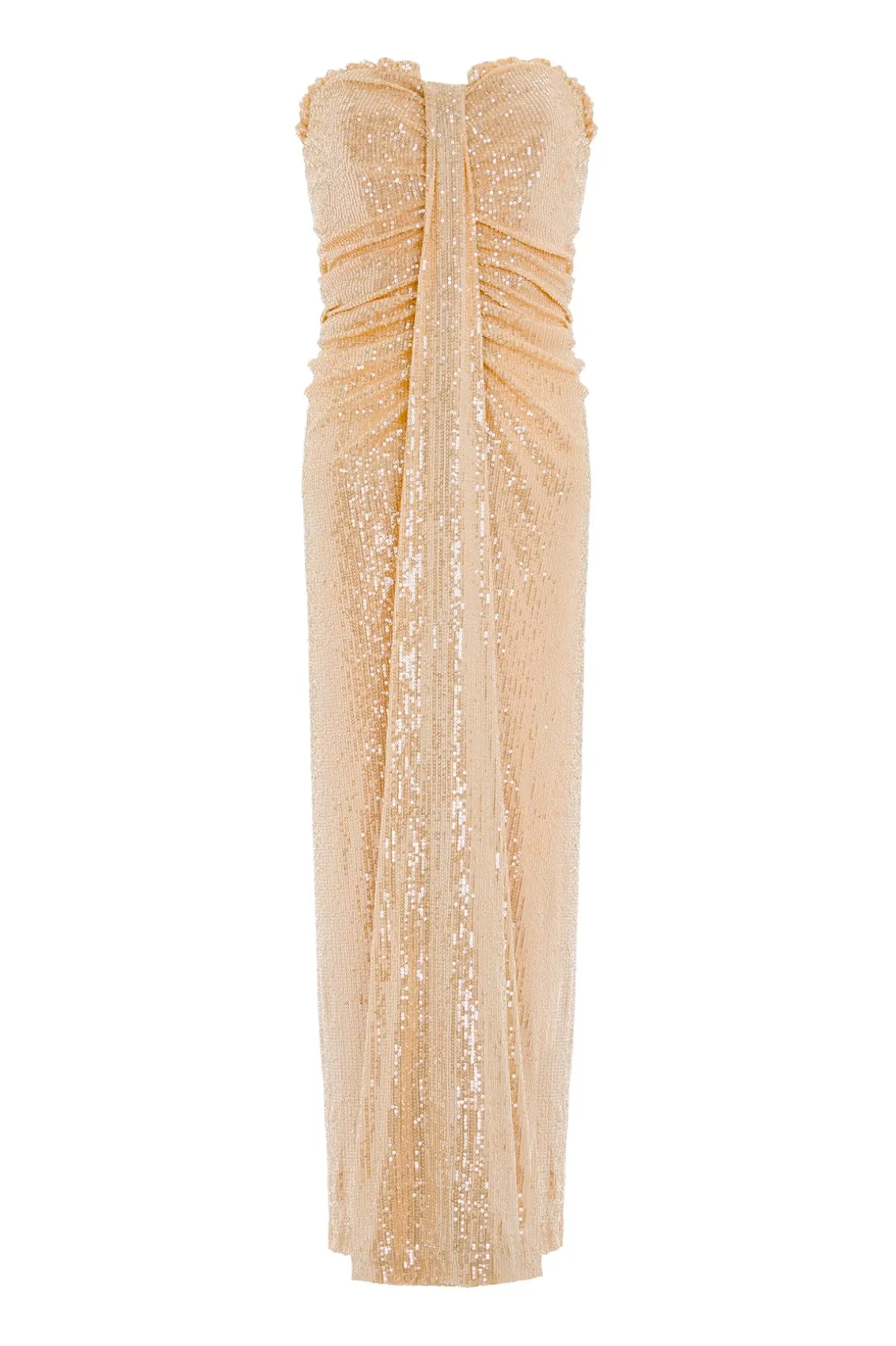Embellished Dresses | Dresses^Needle & Thread Amora Strapless Ankle Gown Gold
