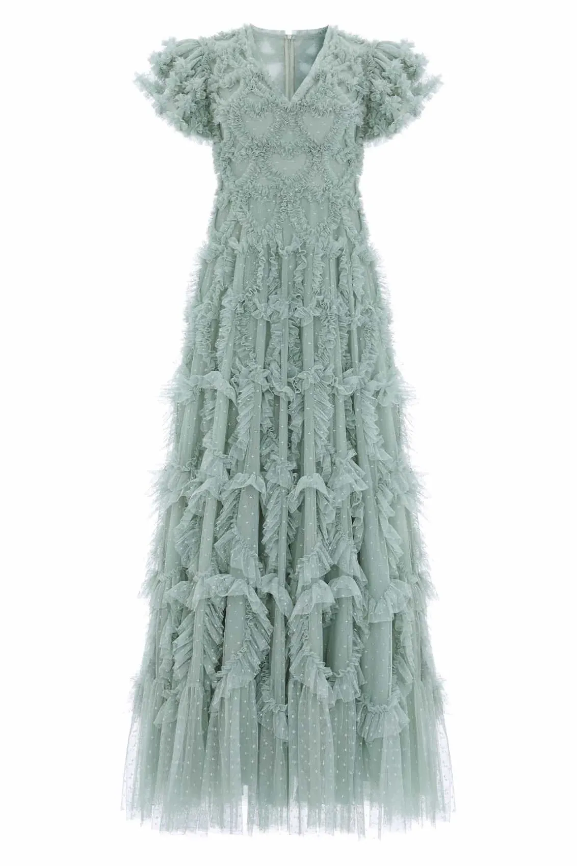 Mummy & Me | Evening Dresses^Needle & Thread Amorette V-Neck Gown Green