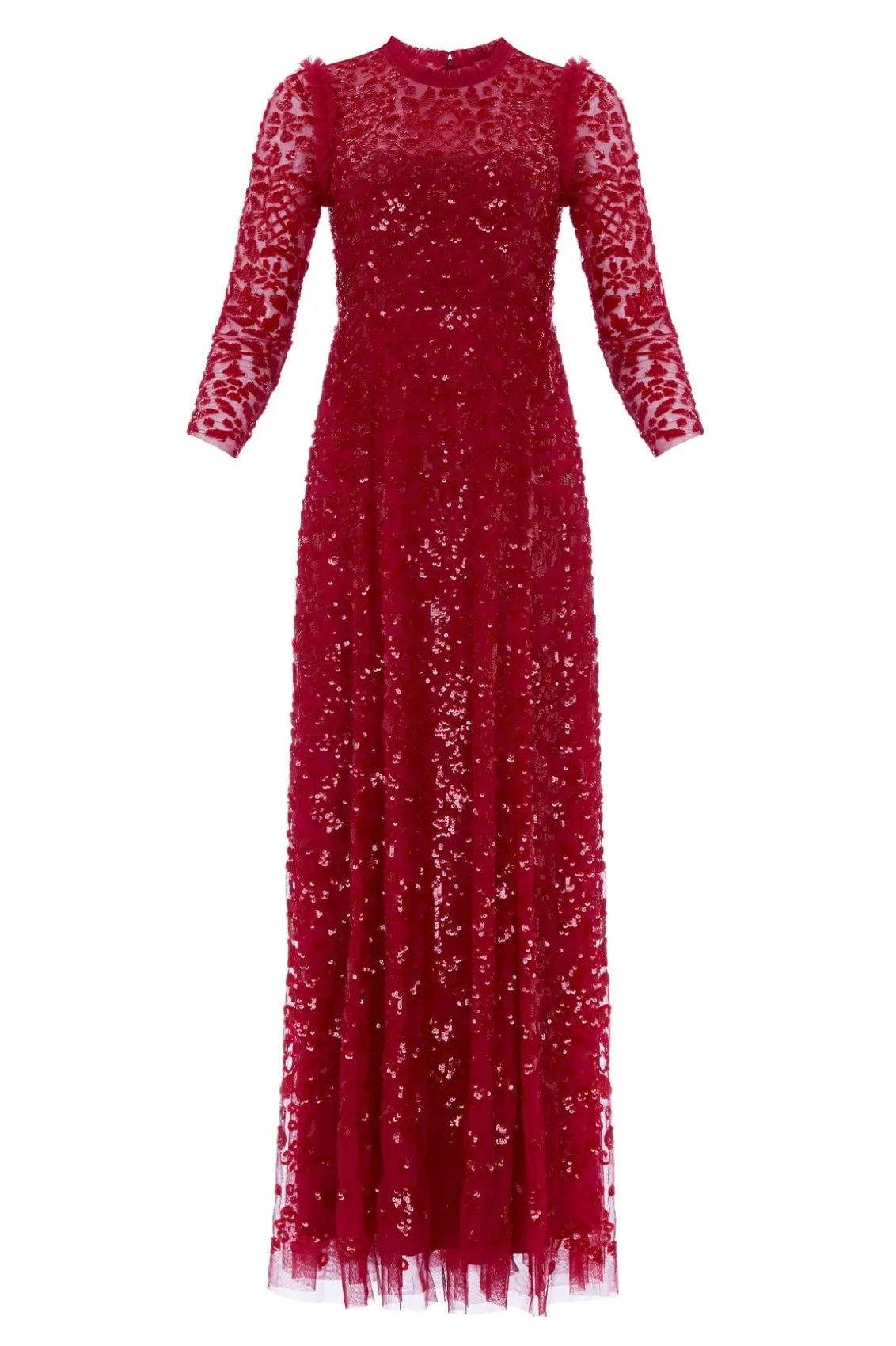Mummy & Me | Evening Dresses^Needle & Thread Aurelia Long Sleeve Gown Red