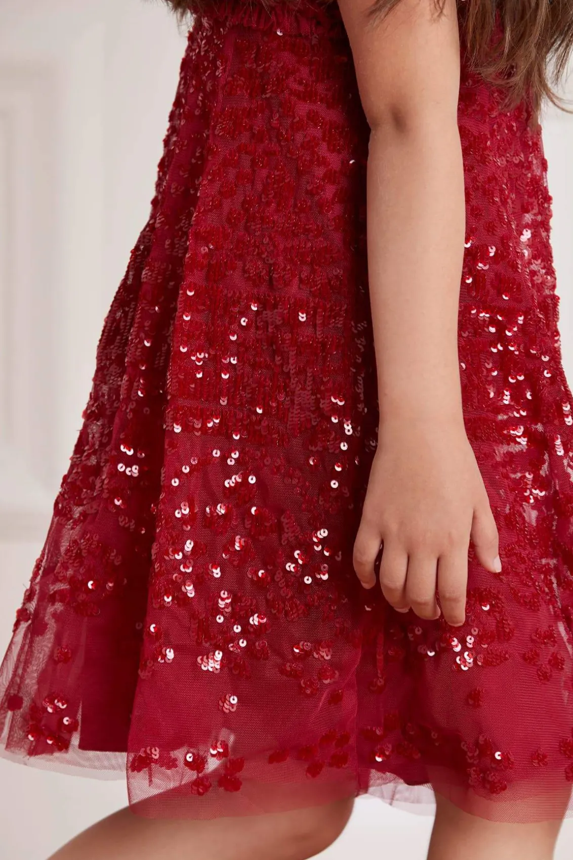 Mummy & Me | Kids Embellished Dresses^Needle & Thread Aurora Kids Dress Red