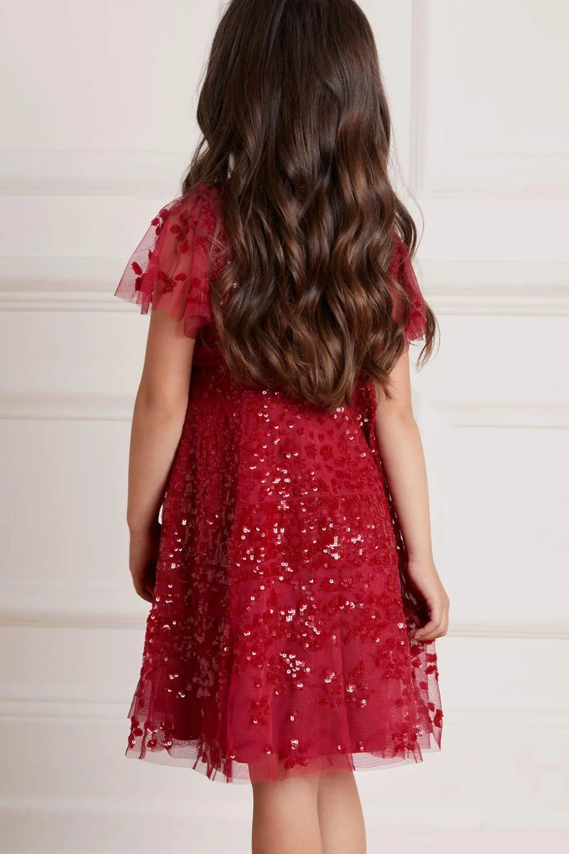 Mummy & Me | Kids Embellished Dresses^Needle & Thread Aurora Kids Dress Red