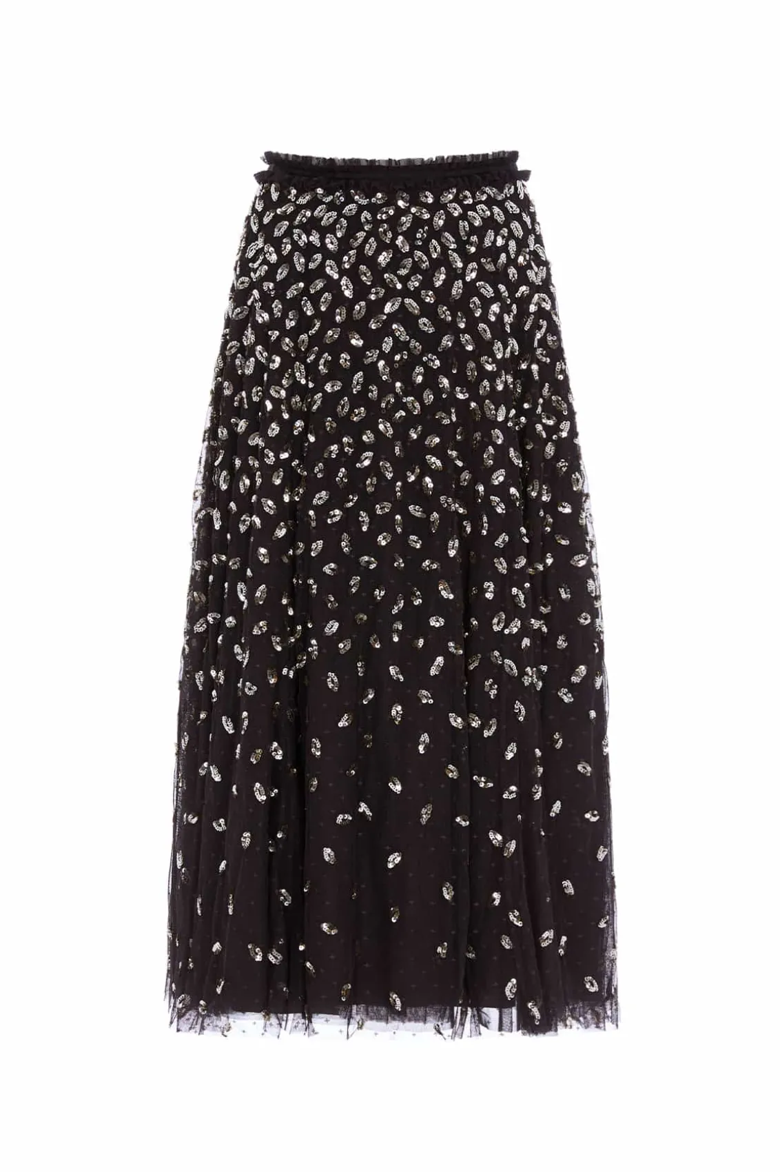 Responsibly Sourced | Skirts^Needle & Thread Autumn Leaves Ballerina Skirt Black