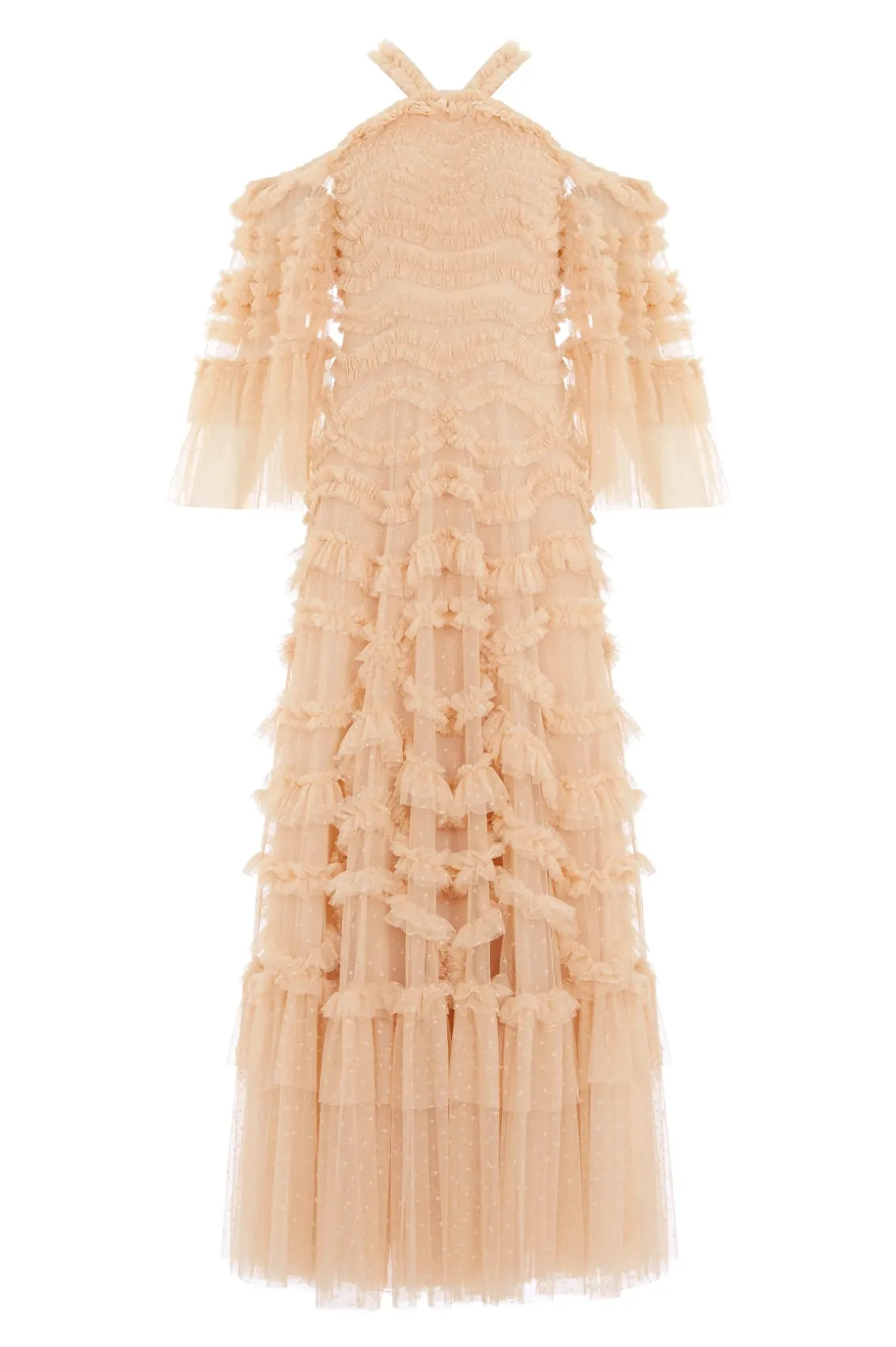 Evening Dresses | Responsibly Sourced^Needle & Thread Bronte Off-Shoulder Gown Gold