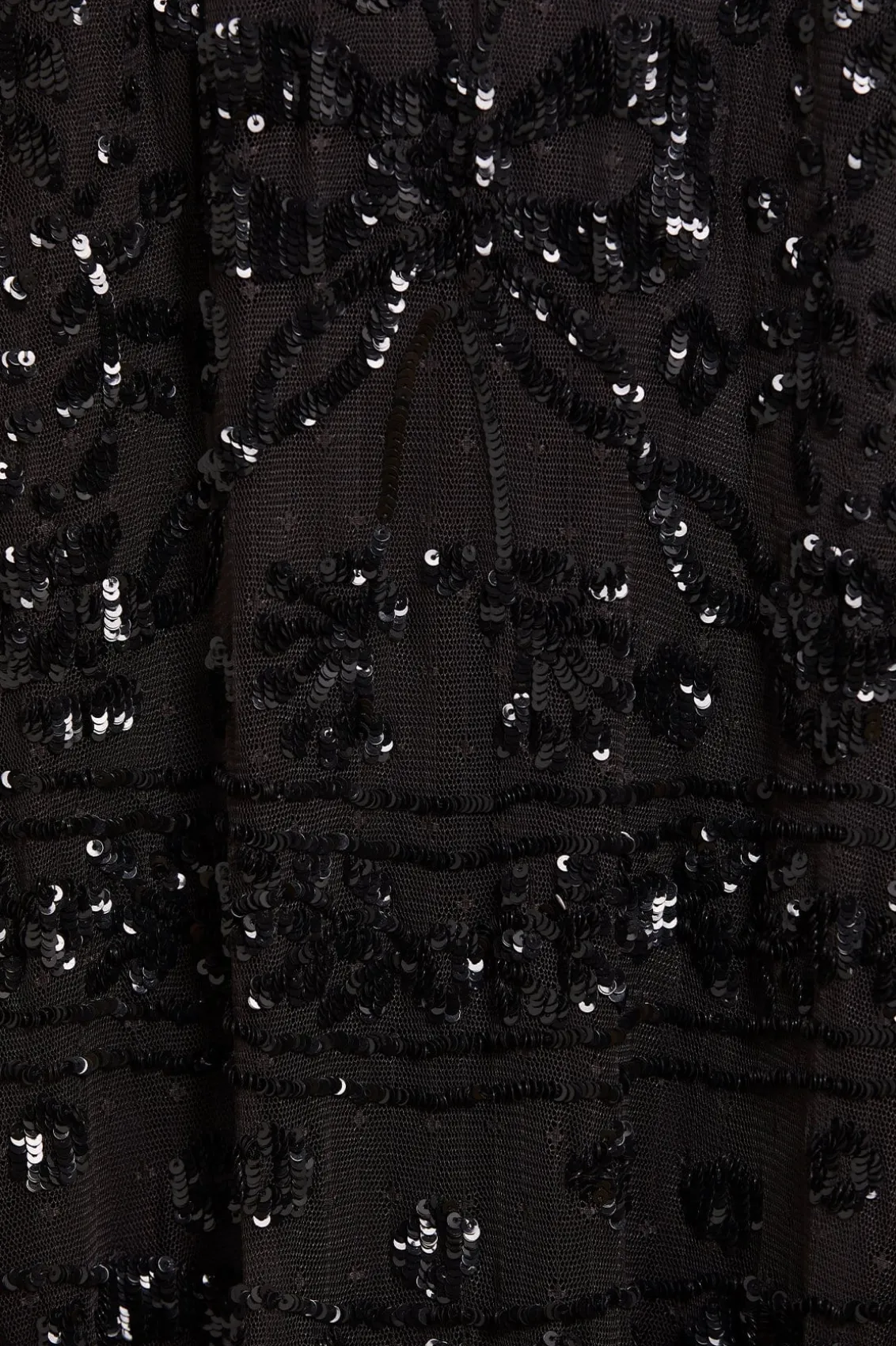 Evening Dresses | Responsibly Sourced^Needle & Thread Celia Long Sleeve Ankle Gown Black