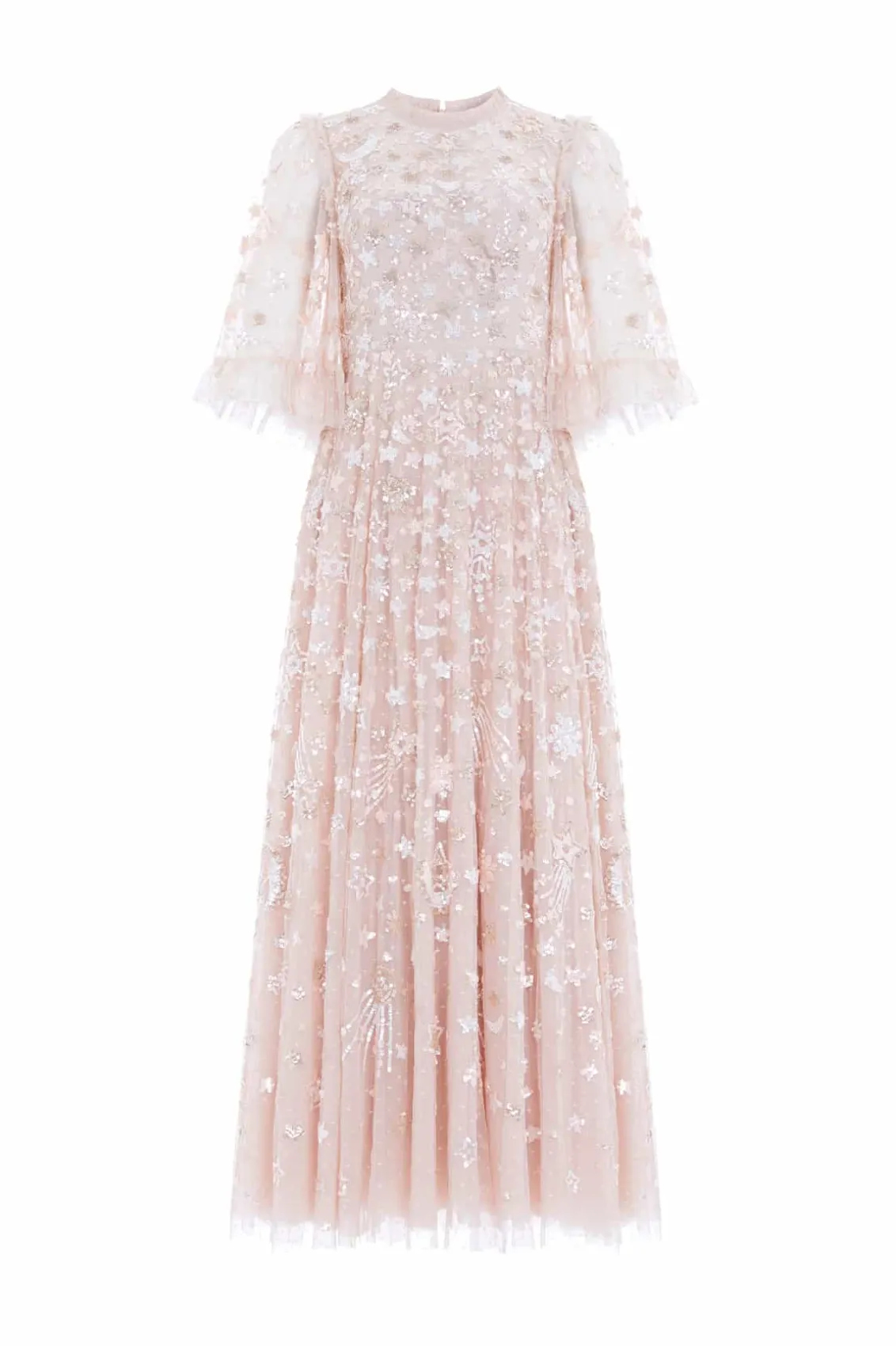 Evening Dresses | Embellished Dresses^Needle & Thread Constellation Gloss Ankle Gown Beige