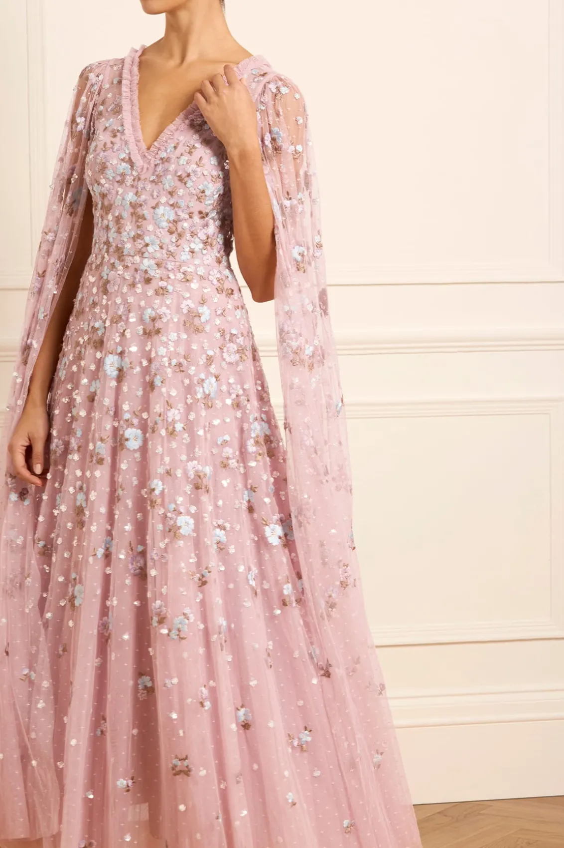 Mummy & Me | Evening Dresses^Needle & Thread Dahlia Ditsy Ankle Gown Purple