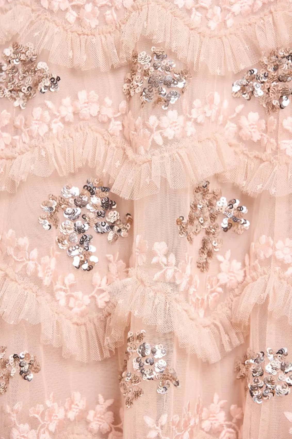 Mummy & Me | Evening Dresses^Needle & Thread Daisy Wave Ankle Gown Beige