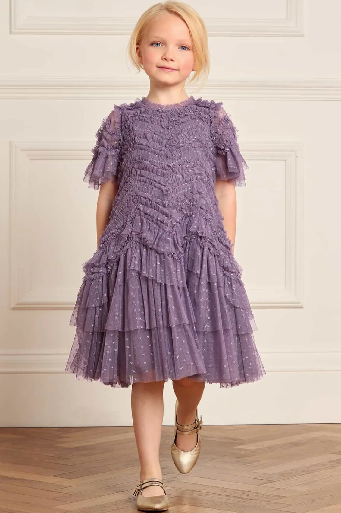 Mummy & Me | Kids Responsibly Sourced^Needle & Thread Elia Kids Dress Purple
