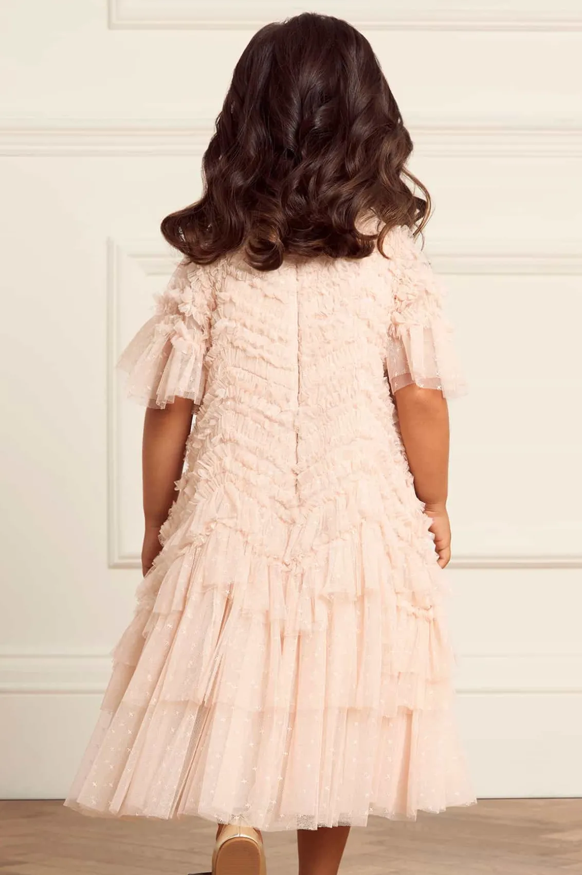 Mummy & Me | Flower Girl^Needle & Thread Elia Kids Dress Beige