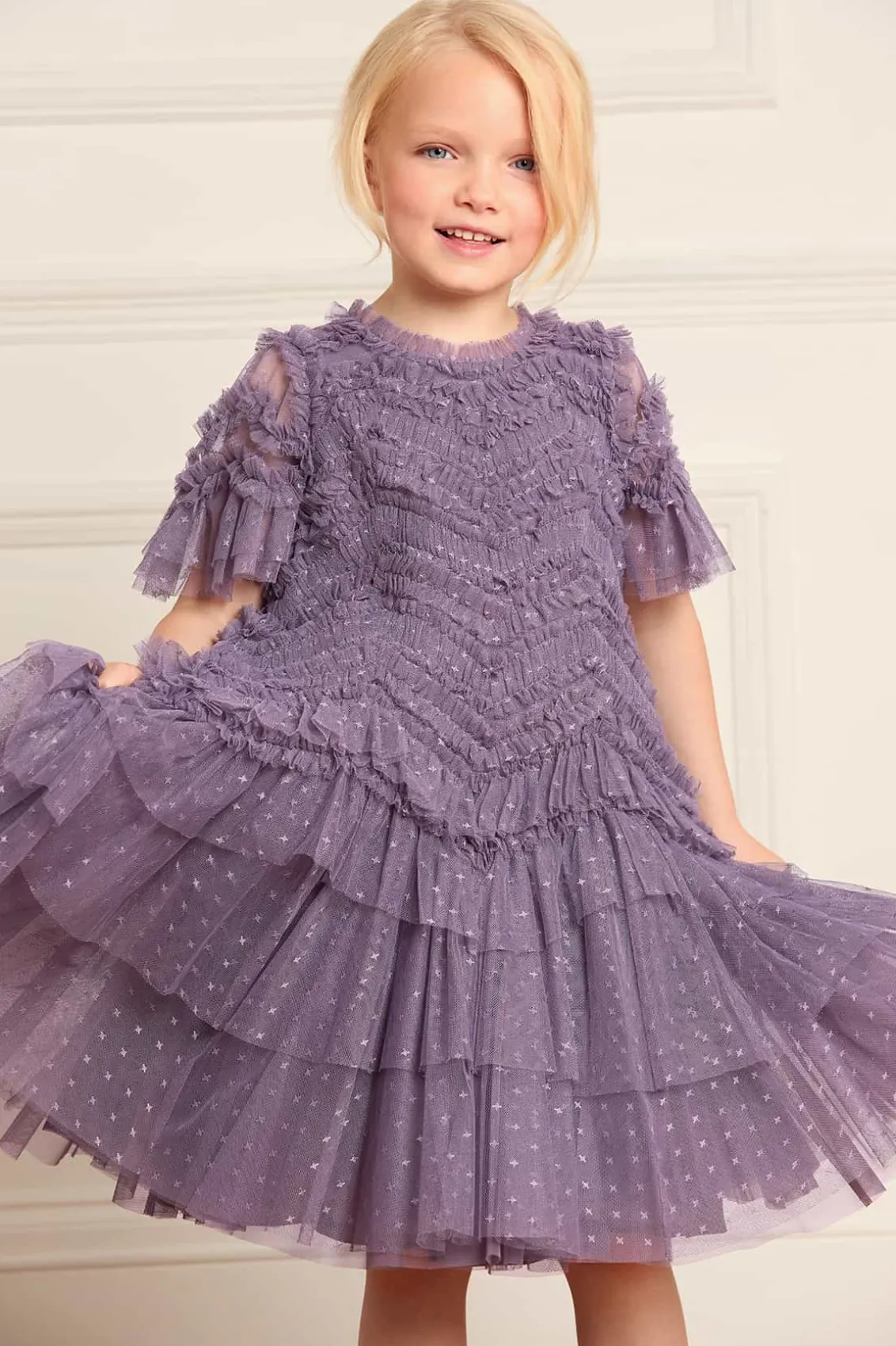 Mummy & Me | Kids Responsibly Sourced^Needle & Thread Elia Kids Dress Purple