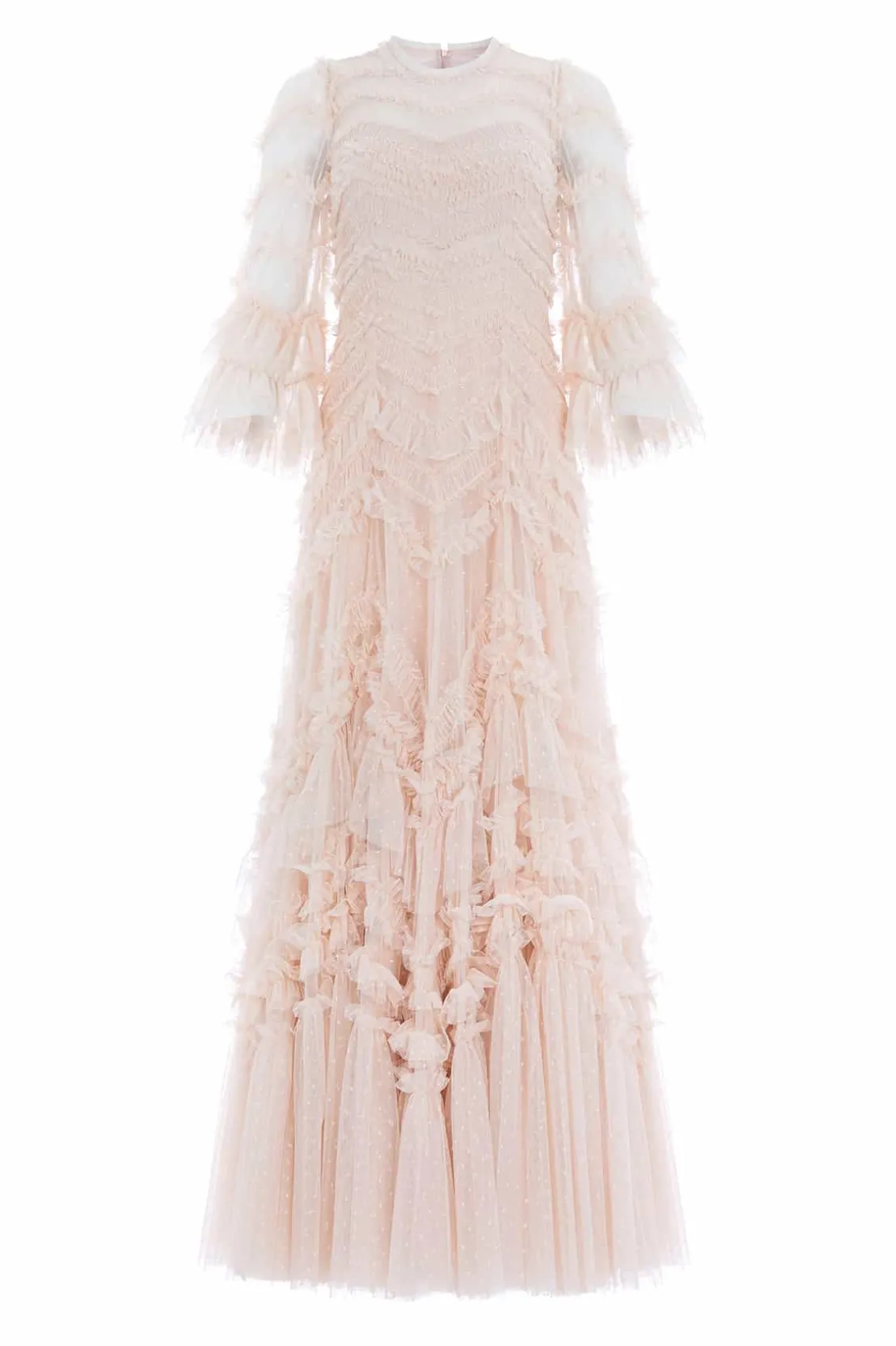 Mummy & Me | Evening Dresses^Needle & Thread Elia Long Sleeve Gown Beige