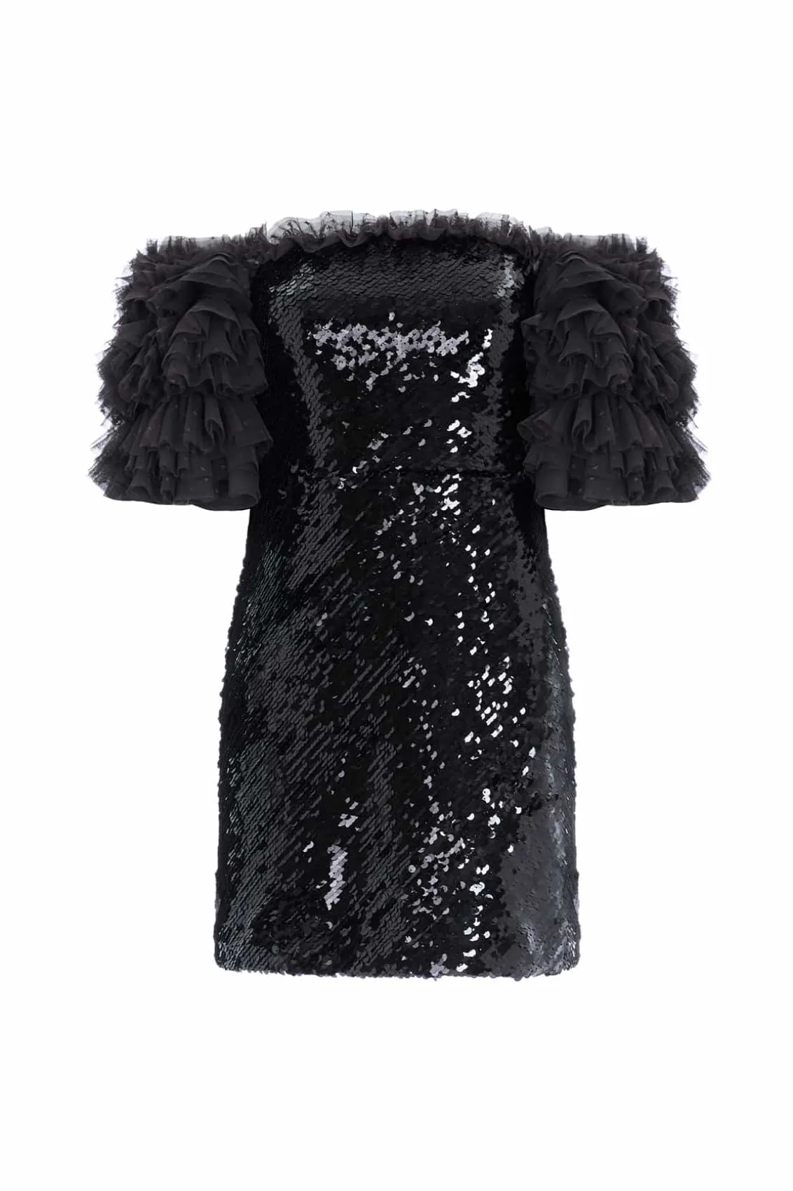 Mini Dresses | Embellished Dresses^Needle & Thread Essie Off-Shoulder Micro Mini Dress Black