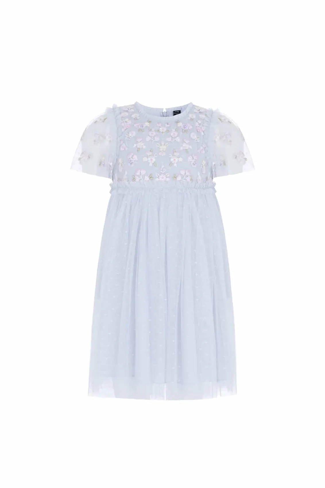 Flower Girl | Flower Girl^Needle & Thread Evening Primrose Bodice Kids Dress Blue