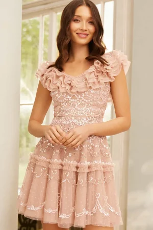 Mini Dresses^Needle & Thread Everthine Micro Mini Dress Beige