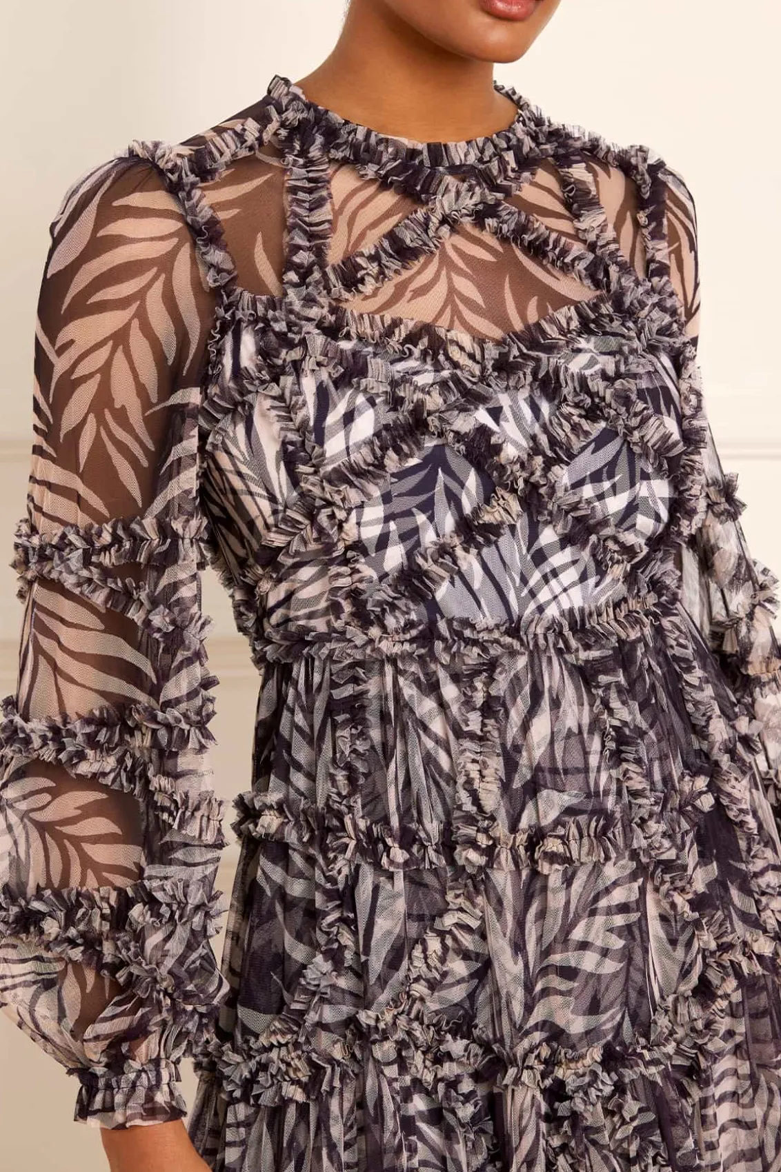 Wedding Guest | Evening Dresses^Needle & Thread Feather Ruffle Ballerina Dress Blue