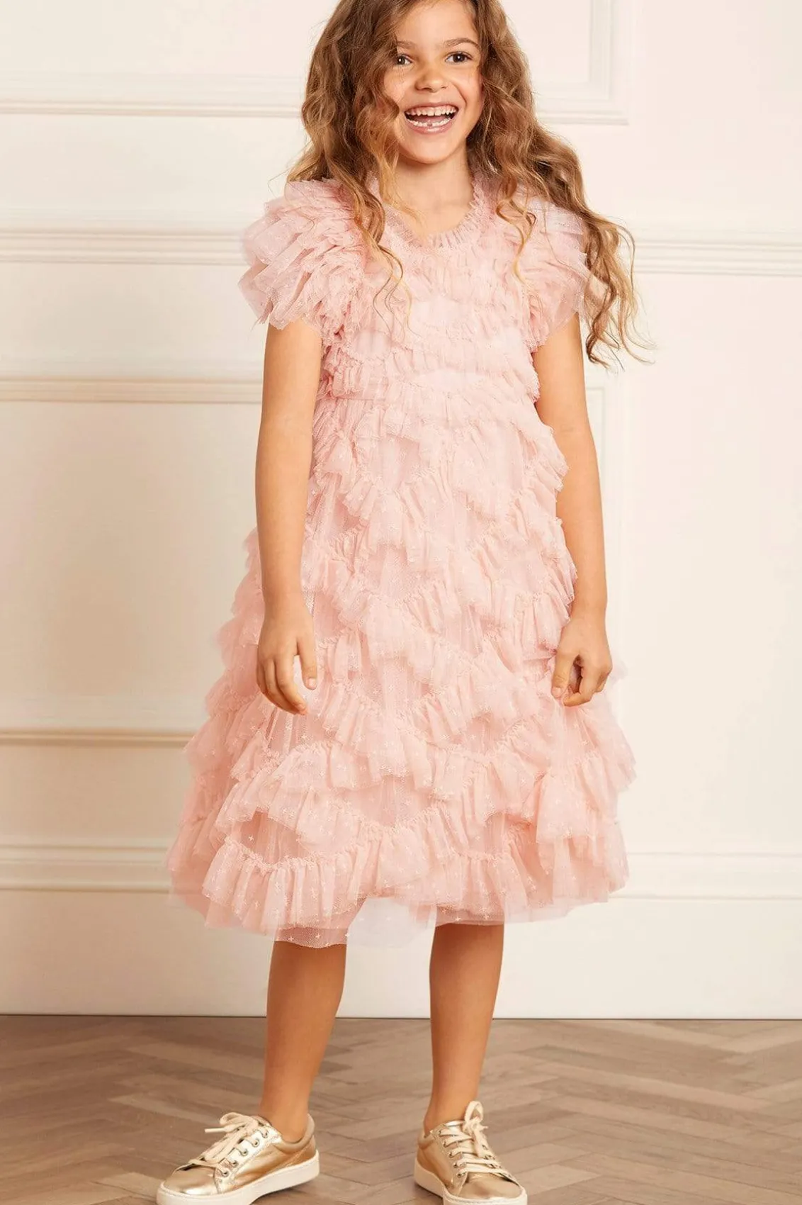 Flower Girl | Flower Girl^Needle & Thread Genevieve Kids Dress Pink