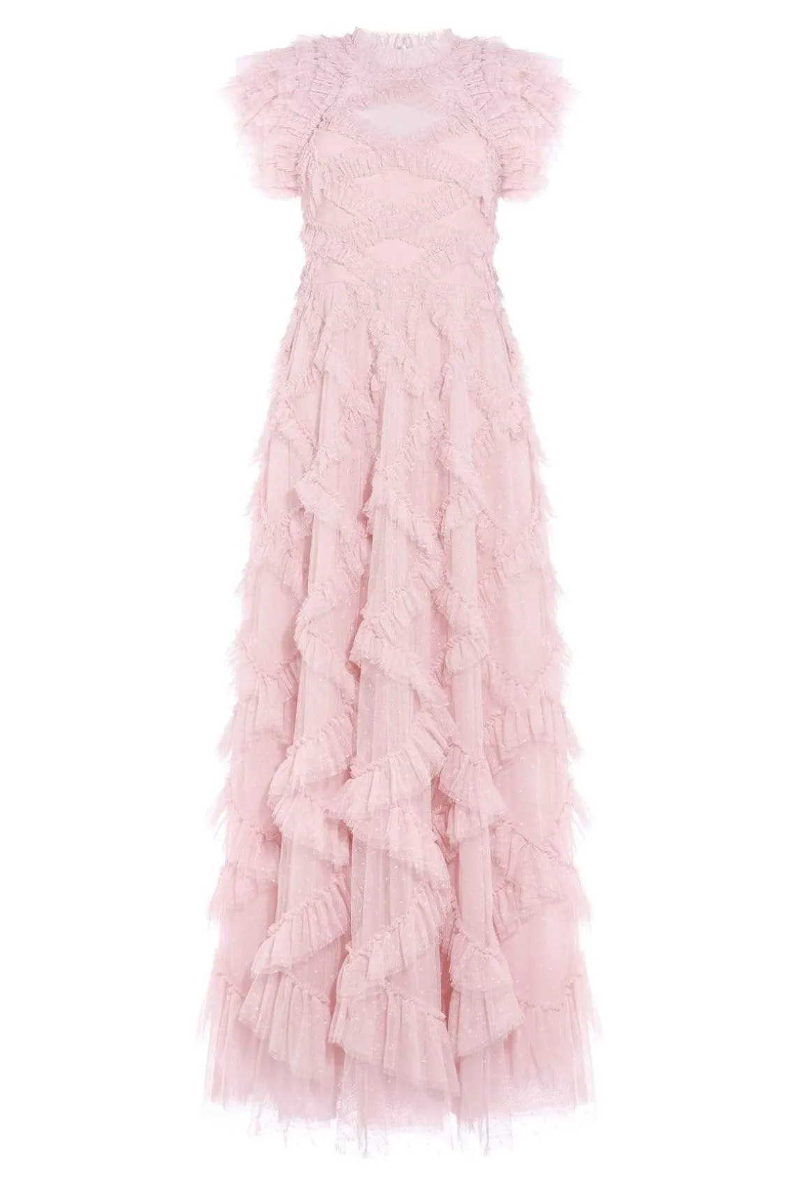 Mummy & Me | Evening Dresses^Needle & Thread Genevieve Ruffle Gown Pink