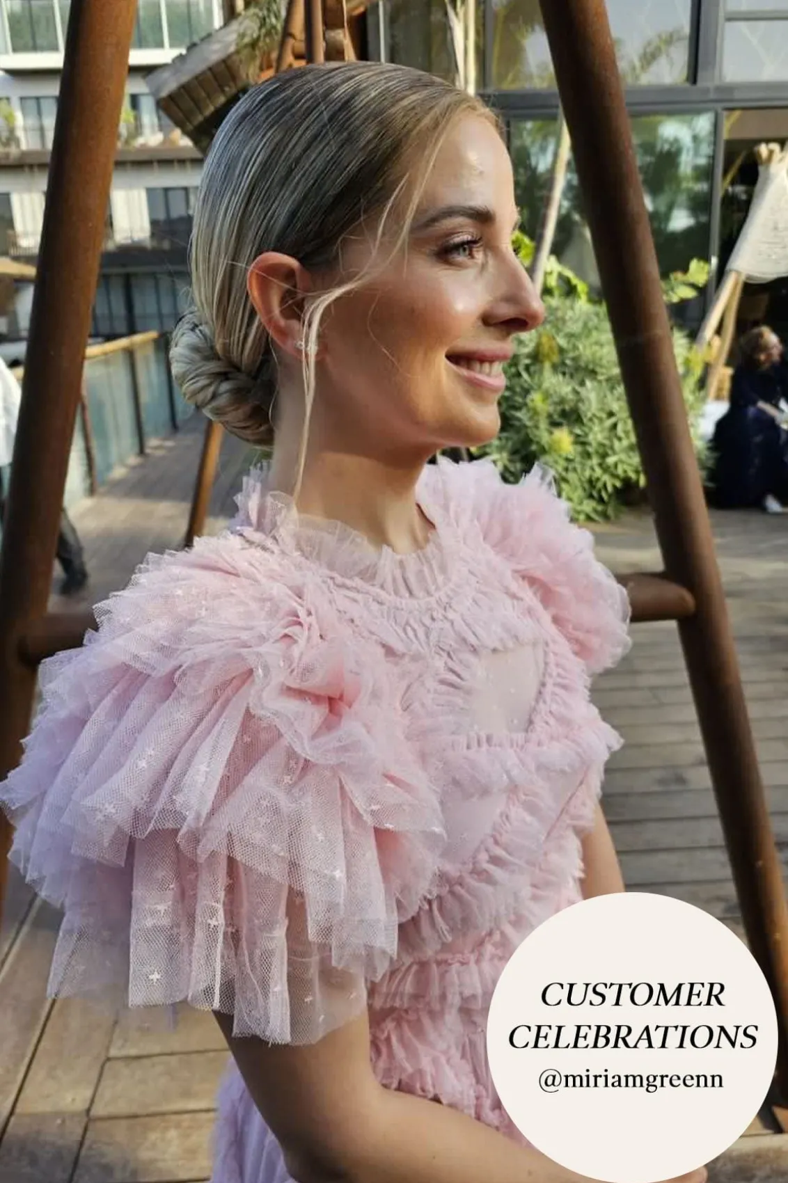 Mummy & Me | Evening Dresses^Needle & Thread Genevieve Ruffle Gown Pink