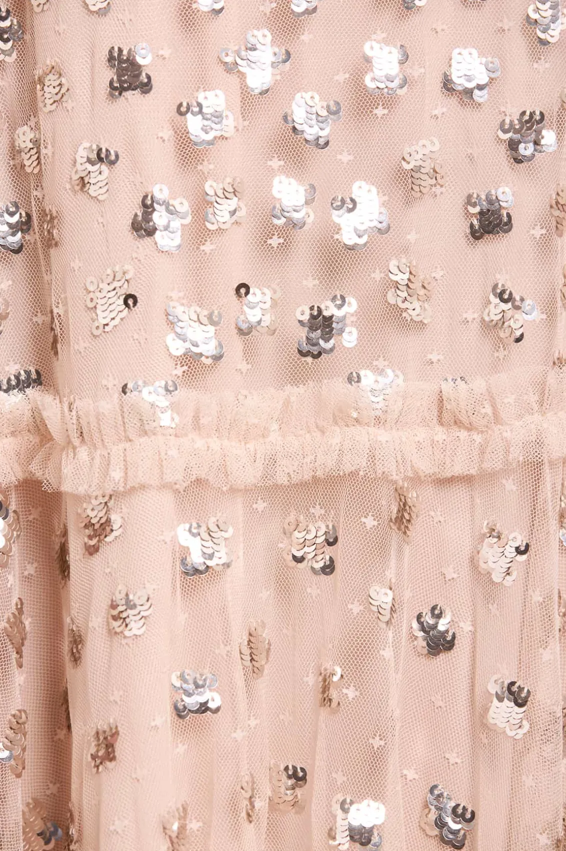 Mummy & Me | Evening Dresses^Needle & Thread Glisten Tiered Ankle Gown Beige