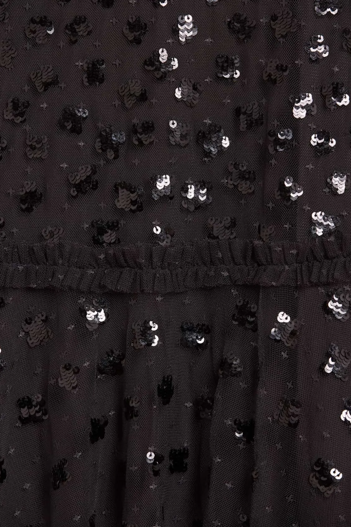 Evening Dresses | Embellished Dresses^Needle & Thread Glisten Tiered Ankle Gown Black