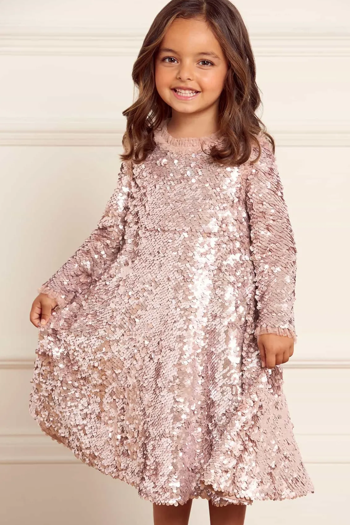 Mummy & Me | Kids Responsibly Sourced^Needle & Thread Hallie Kids Dress Pink