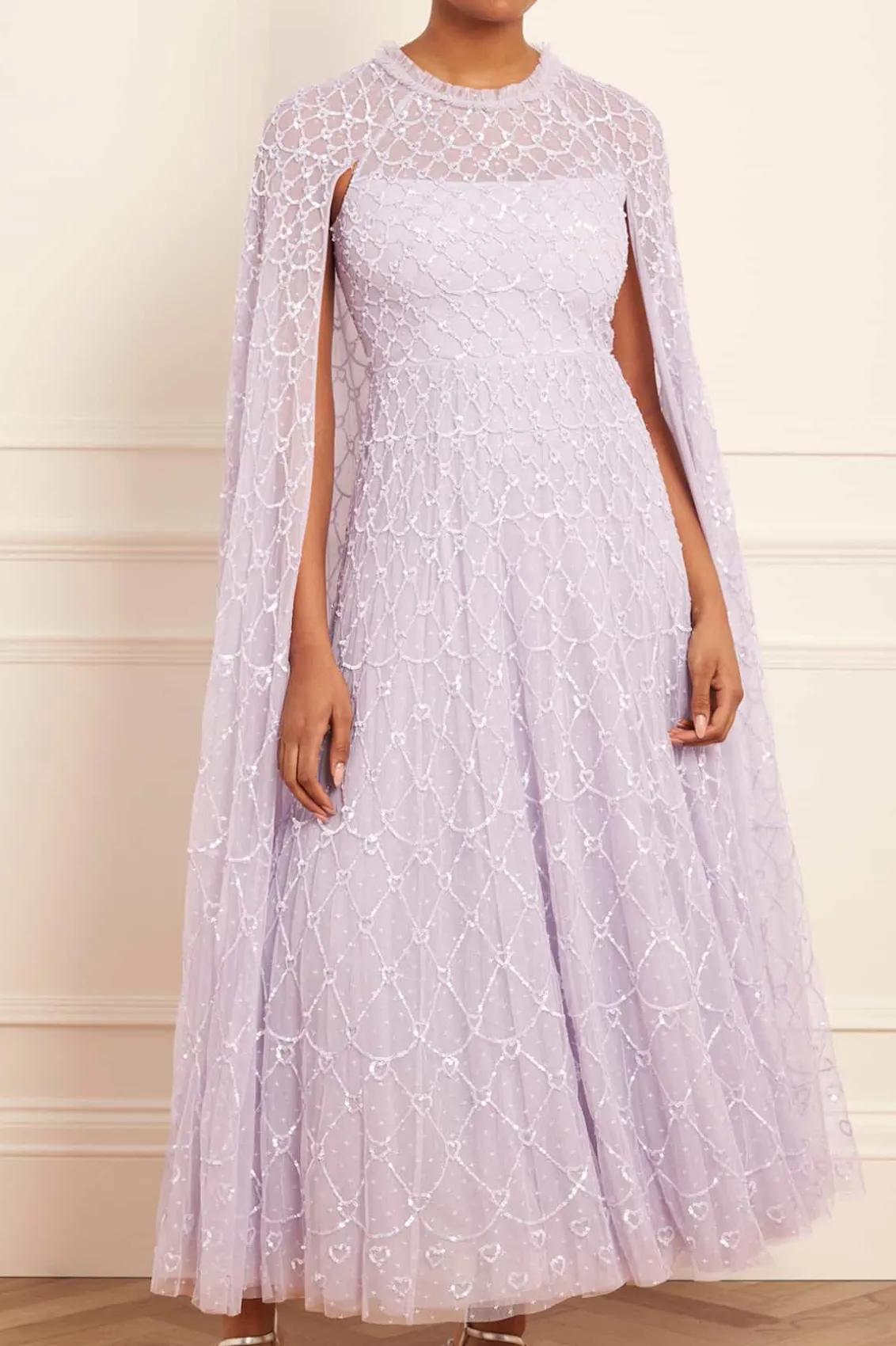 Mummy & Me | Evening Dresses^Needle & Thread Heart Lattice Ankle Gown Purple