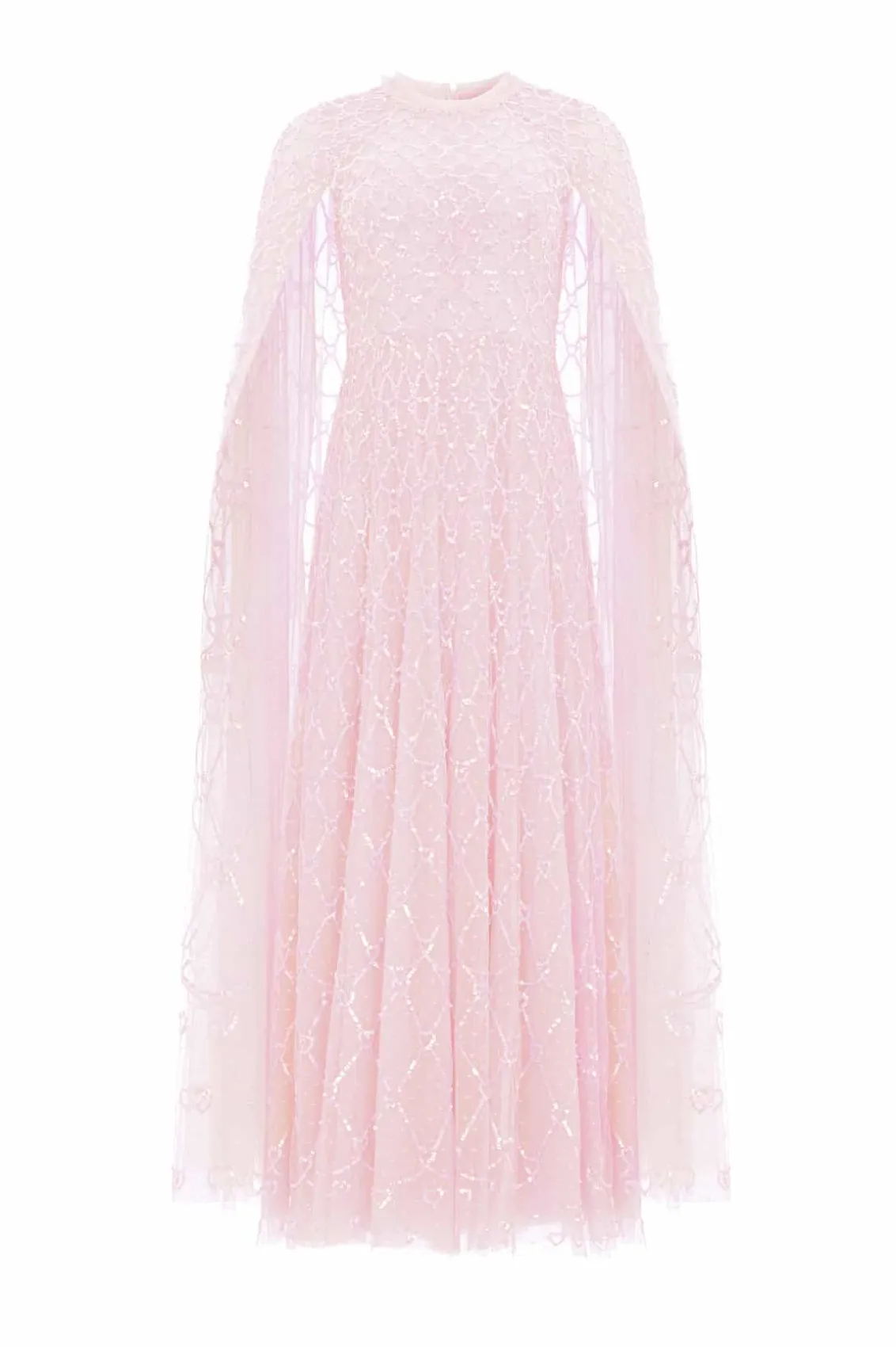 Mummy & Me | Evening Dresses^Needle & Thread Heart Lattice Ankle Gown Pink