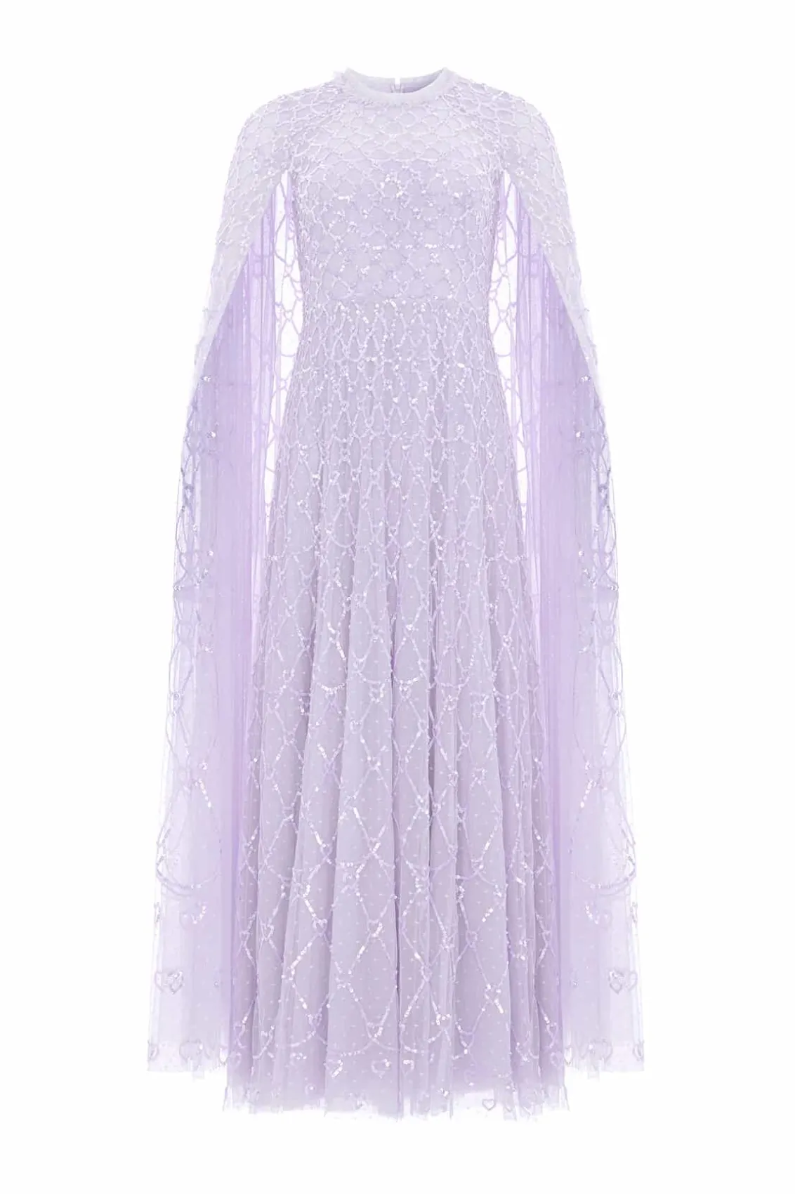 Mummy & Me | Evening Dresses^Needle & Thread Heart Lattice Ankle Gown Purple