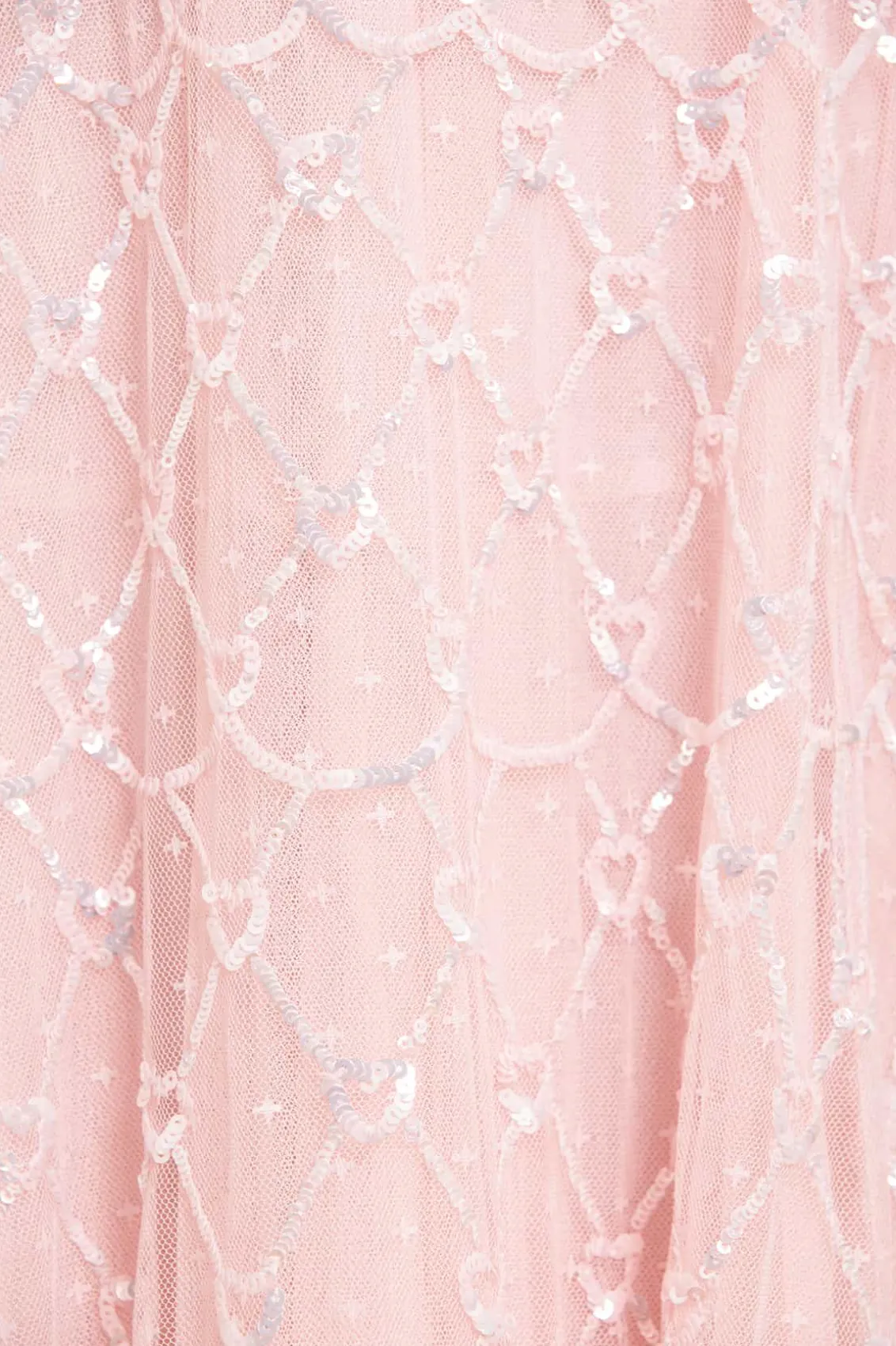 Mummy & Me | Evening Dresses^Needle & Thread Heart Lattice Ankle Gown Pink