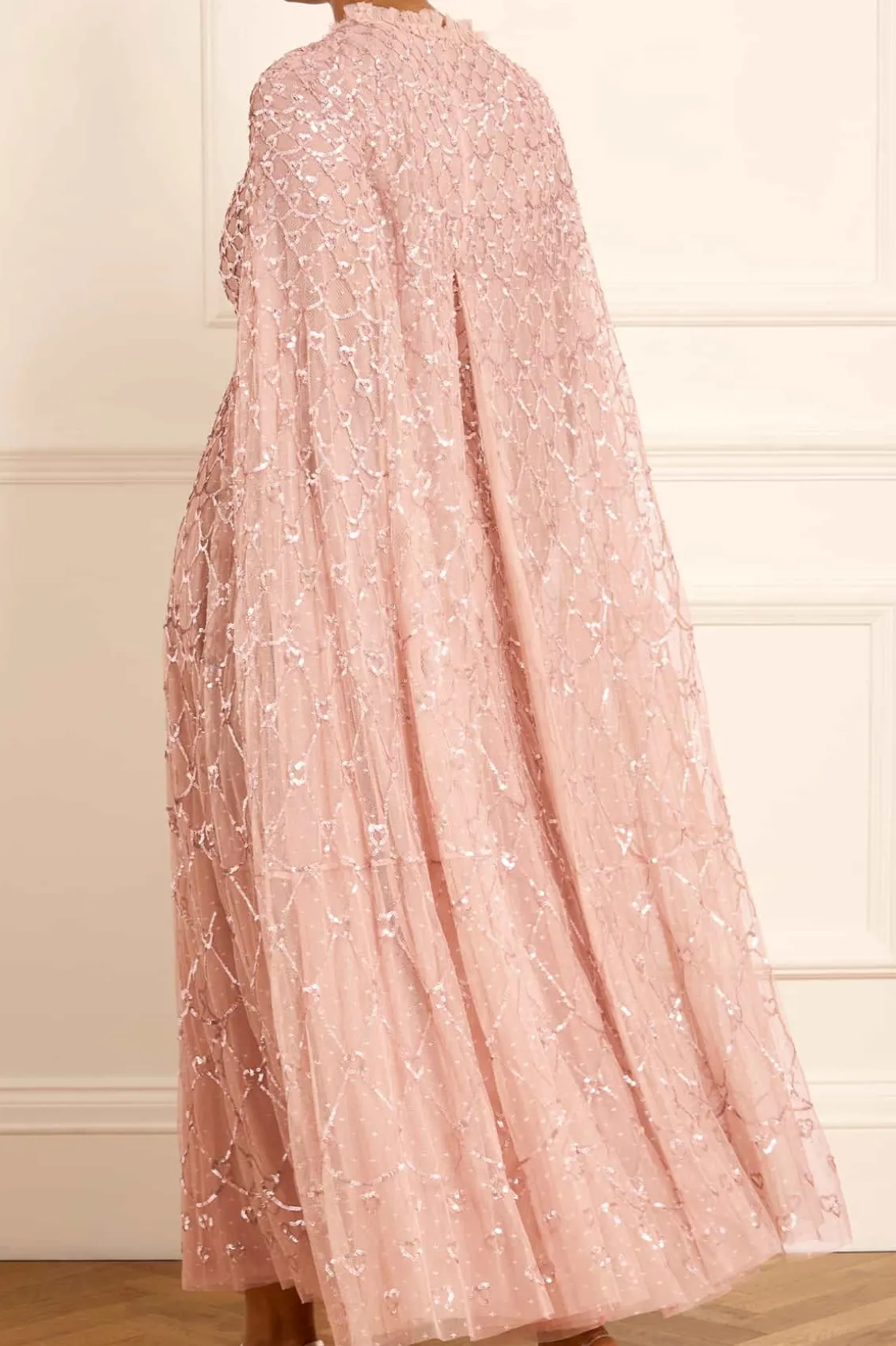 Evening Dresses | Embellished Dresses^Needle & Thread Heart Lattice Ankle Gown Pink
