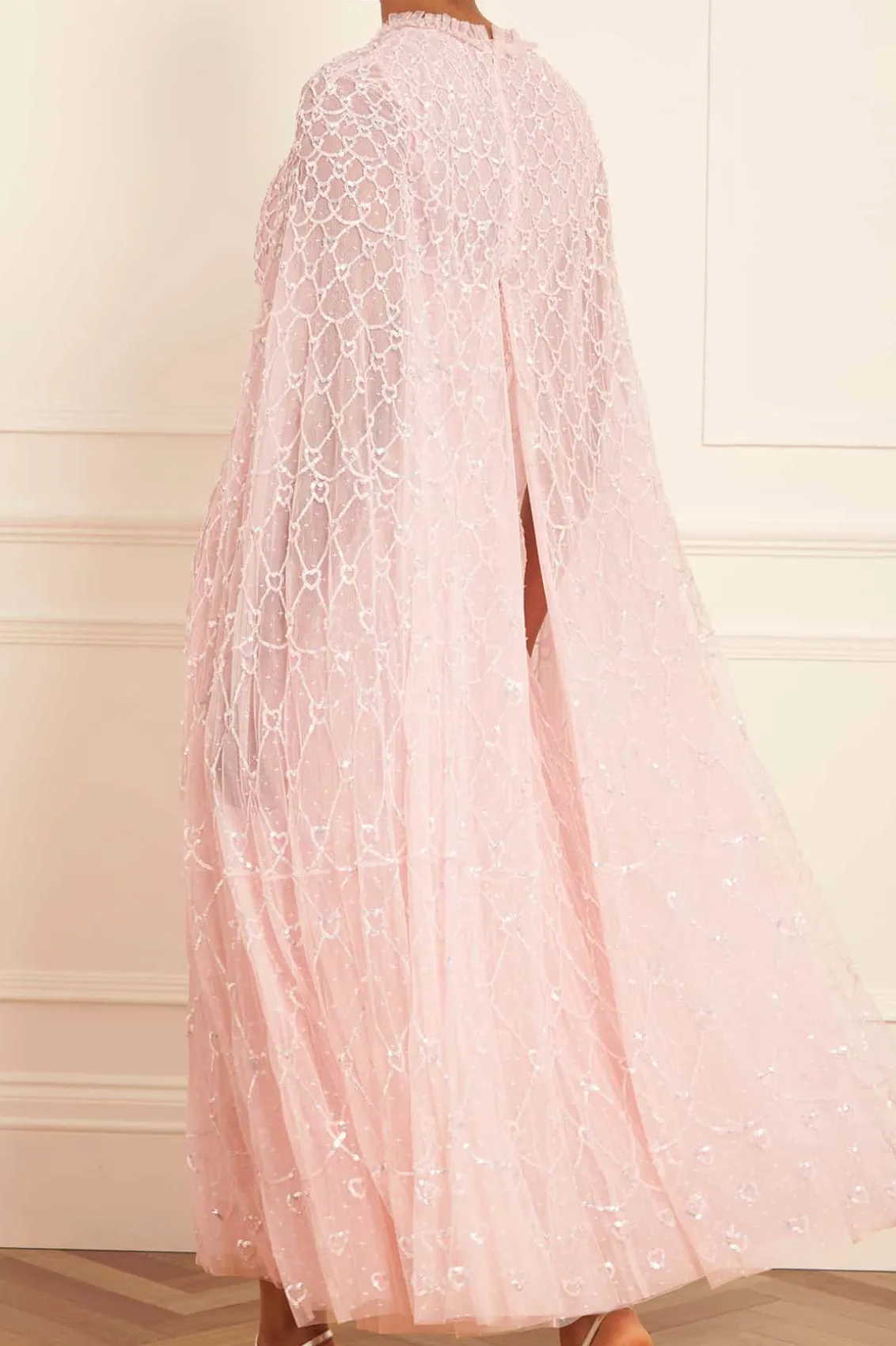 Mummy & Me | Evening Dresses^Needle & Thread Heart Lattice Ankle Gown Pink