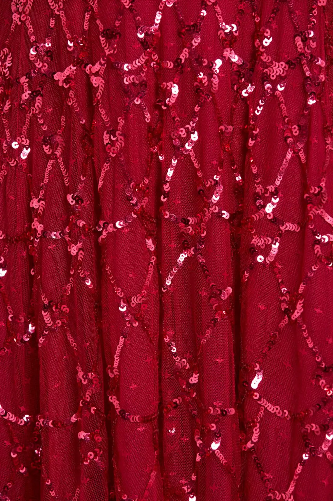 Mummy & Me | Mini Dresses^Needle & Thread Heart Lattice Micro Mini Dress Red