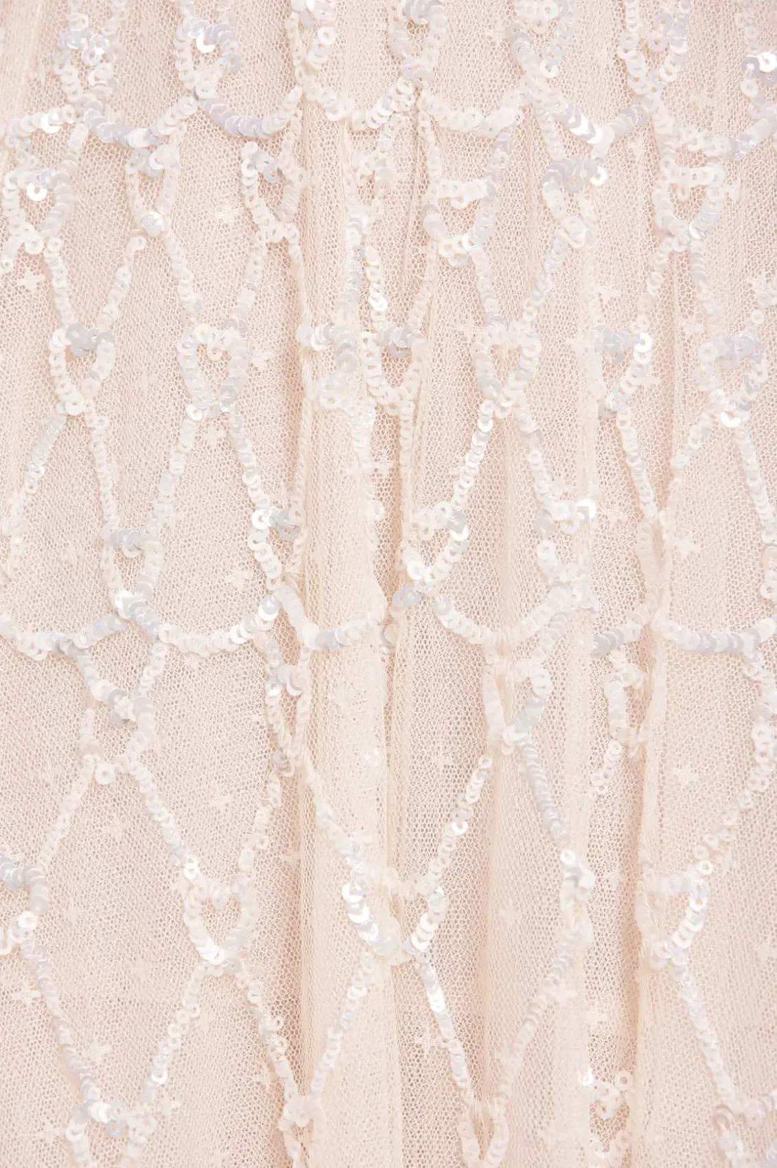 Wedding Wardrobe | Bridal^Needle & Thread Heart Lattice Micro Mini Dress Champagne