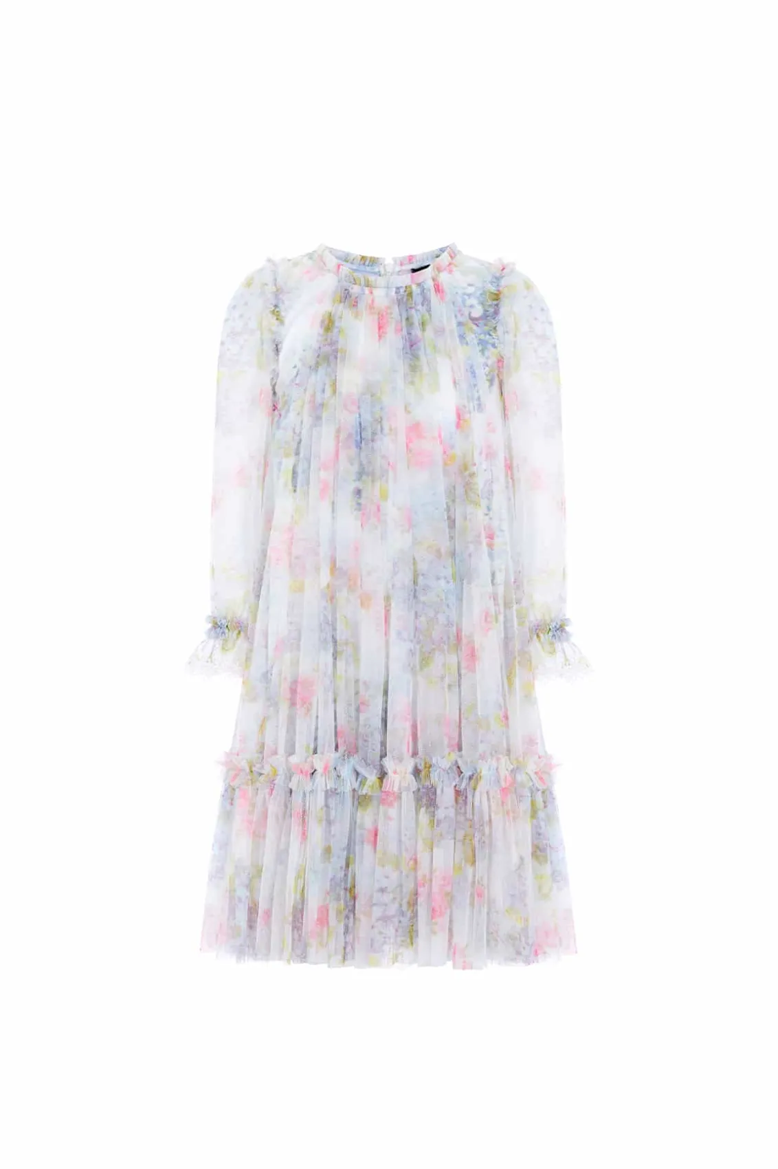 Kids Printed Dresses | Kids Responsibly Sourced^Needle & Thread Hydrangea Long Sleeve Kids Dress Multi