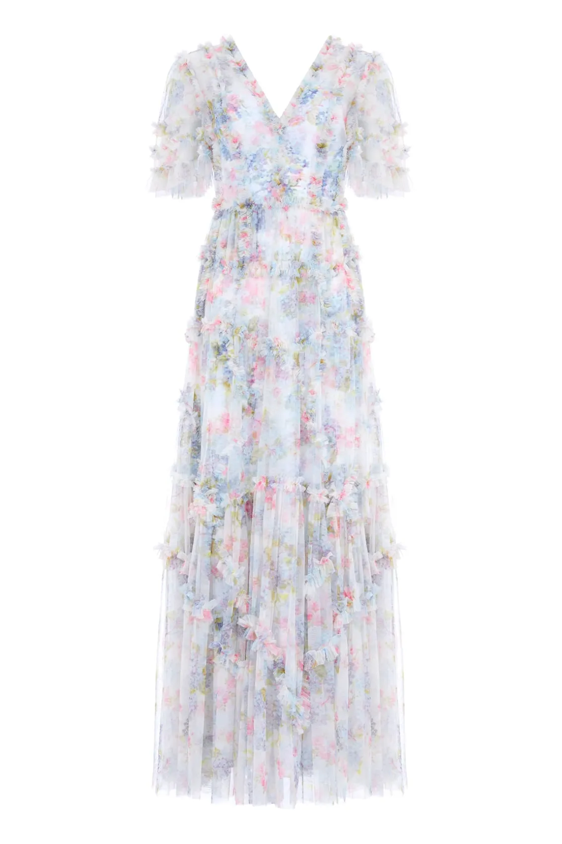 Wedding Guest | Evening Dresses^Needle & Thread Hydrangea Ruffle Gown Multi