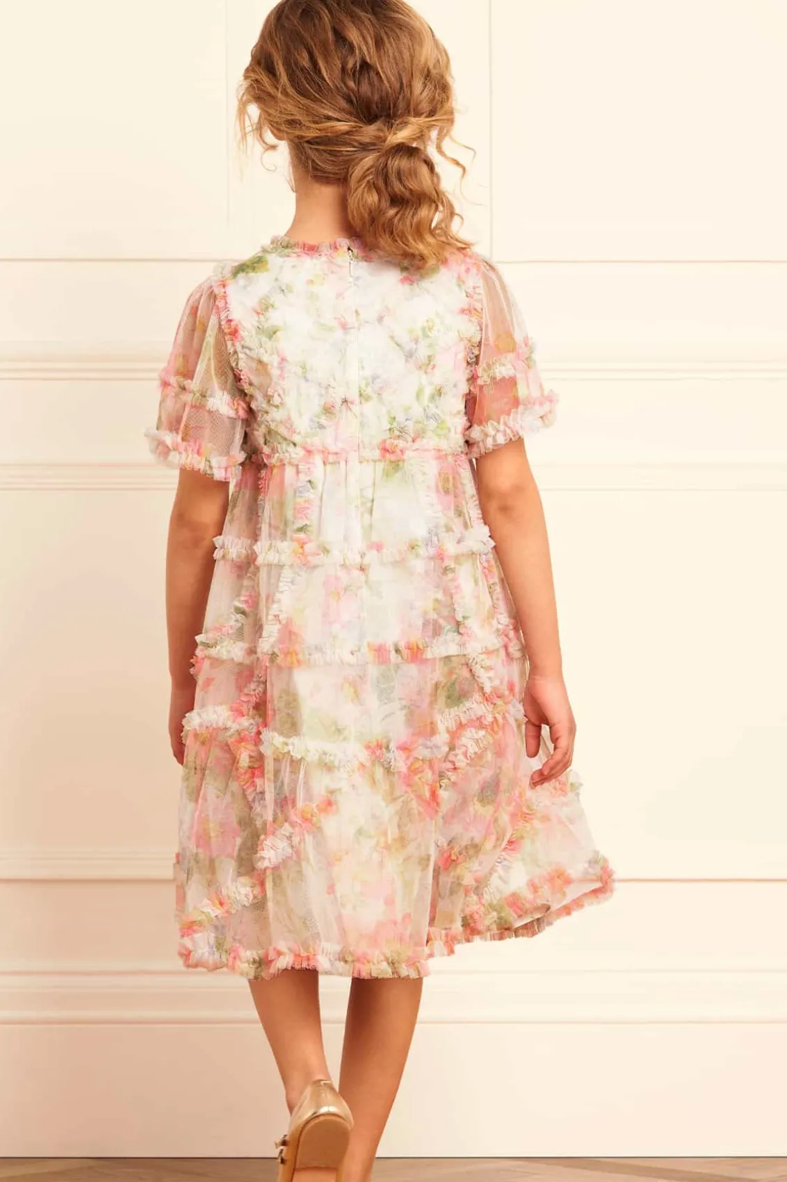 Mummy & Me | Kids Printed Dresses^Needle & Thread Immortal Rose Maeve Kids Dress Multi