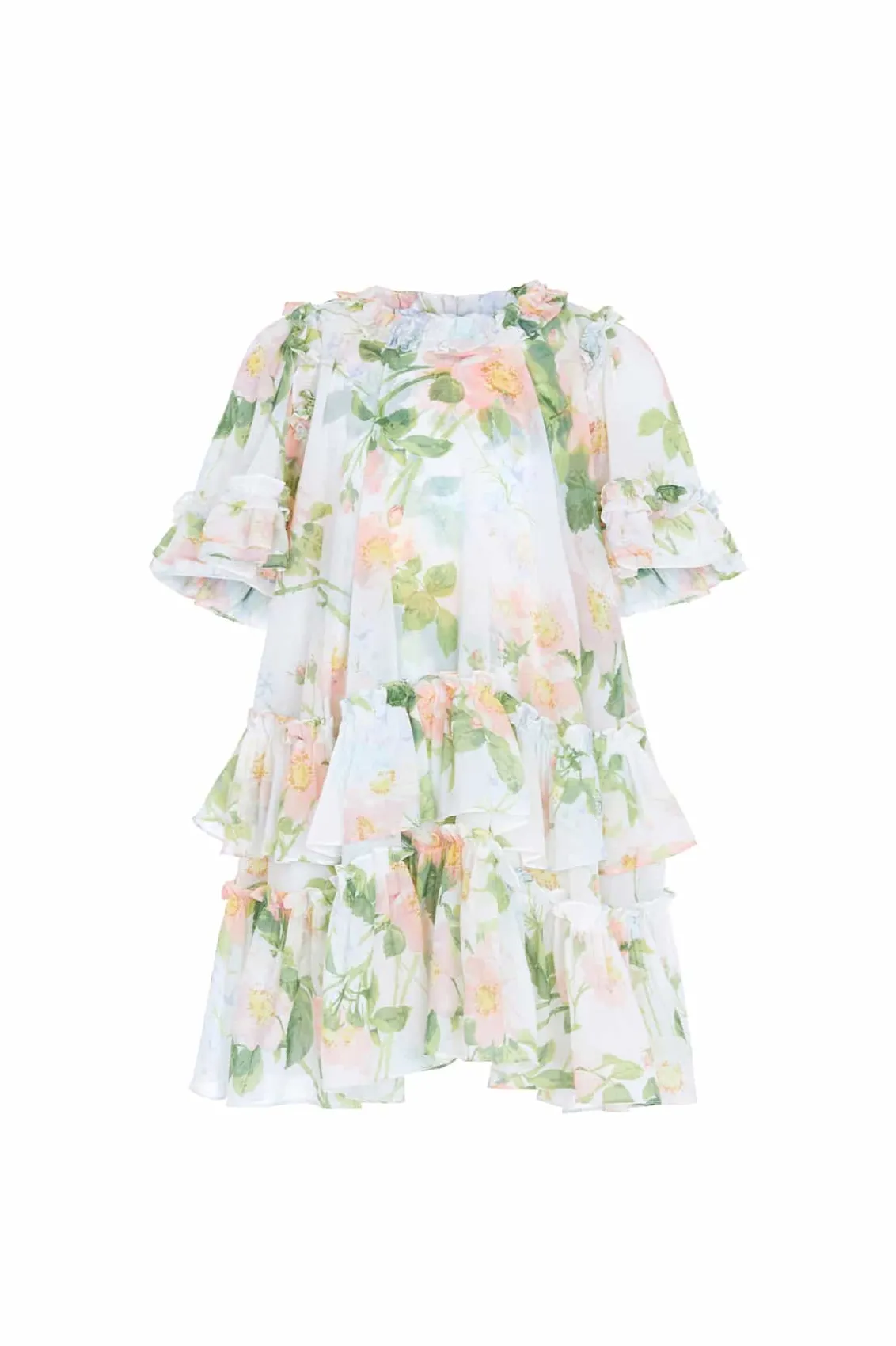 Mummy & Me | Kids Printed Dresses^Needle & Thread Immortal Rose Sunny Chiffon Kids Dress Multi