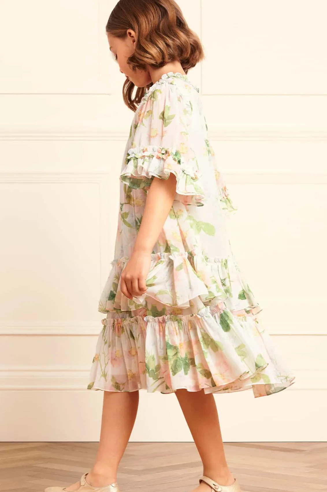 Mummy & Me | Kids Printed Dresses^Needle & Thread Immortal Rose Sunny Chiffon Kids Dress Multi