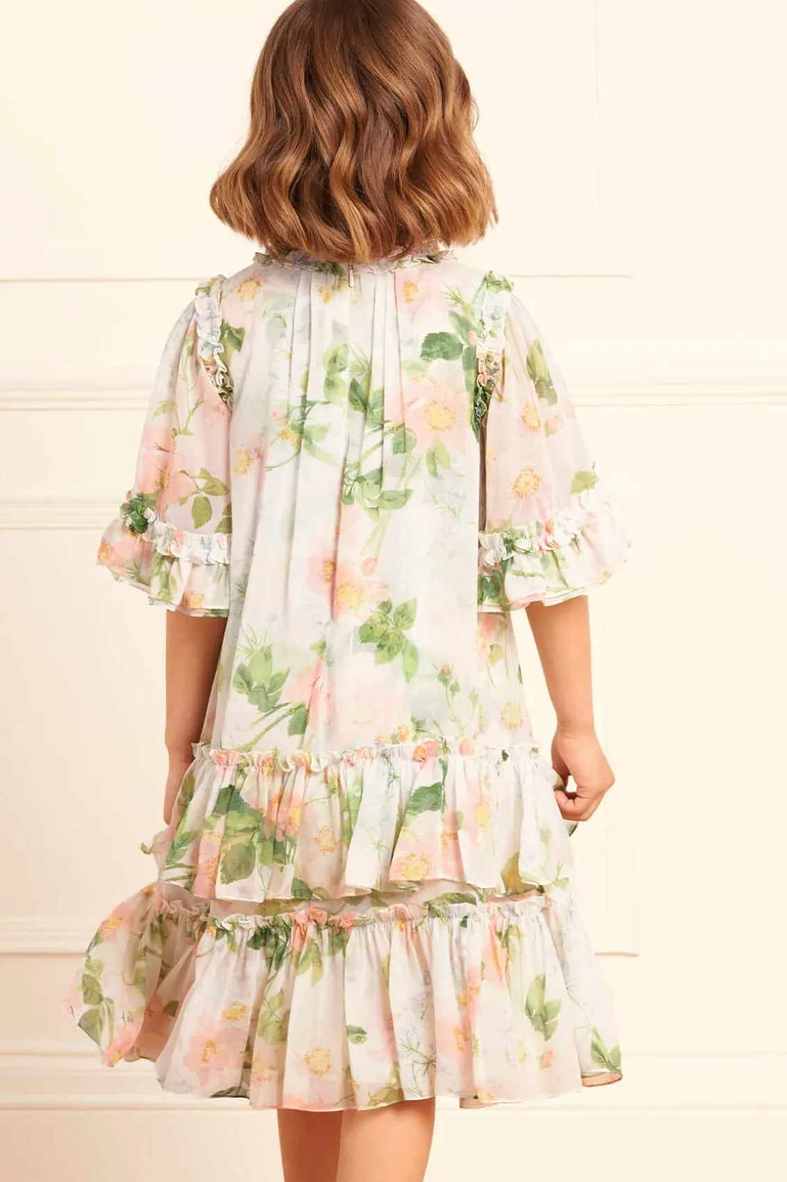 Mummy & Me | Kids Printed Dresses^Needle & Thread Immortal Rose Sunny Chiffon Kids Dress Multi