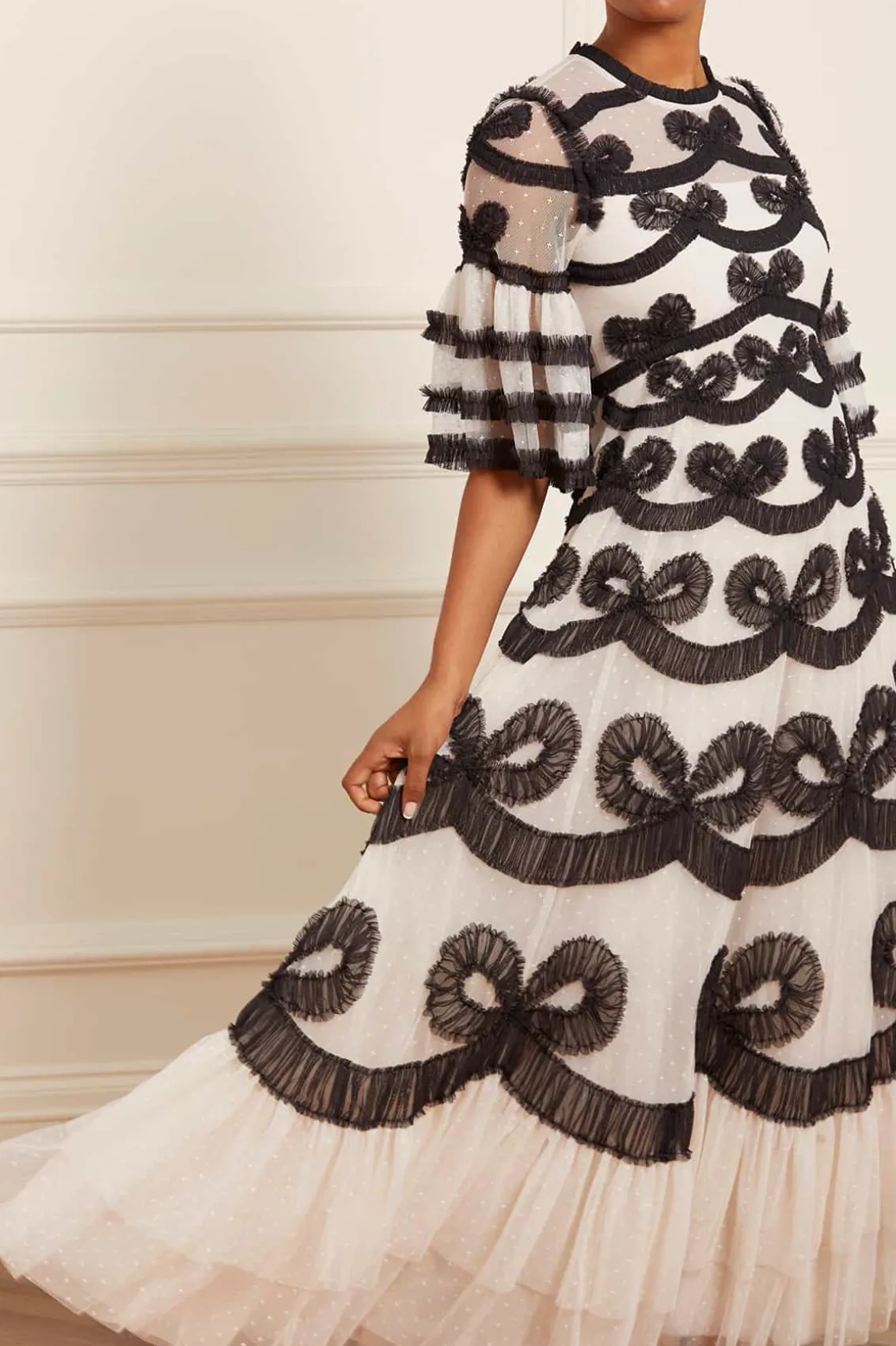 Mummy & Me | Responsibly Sourced^Needle & Thread Ingrid Gown Champagne