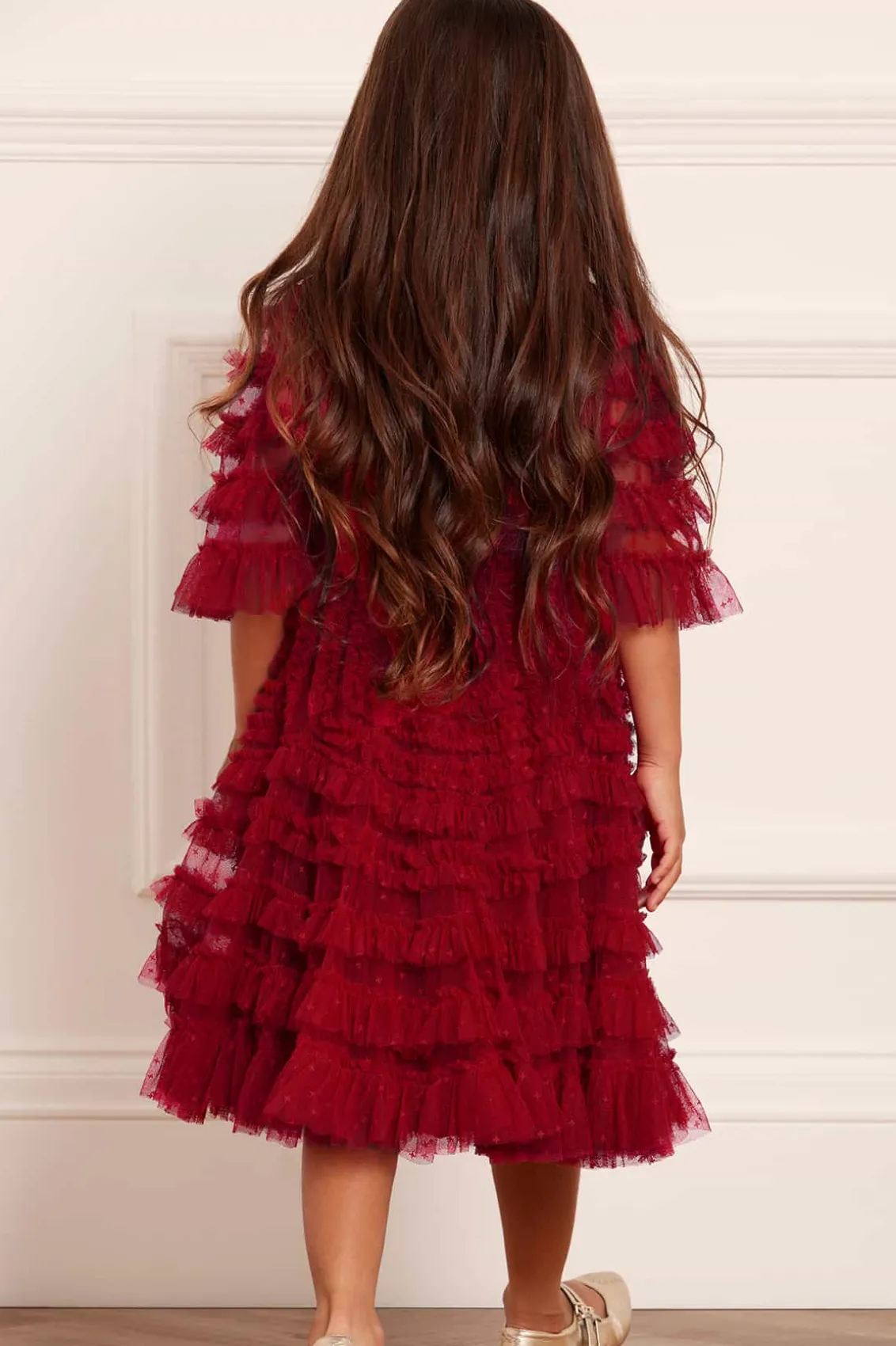 Mummy & Me | Kids Responsibly Sourced^Needle & Thread La Vie En Rose Kids Dress Red