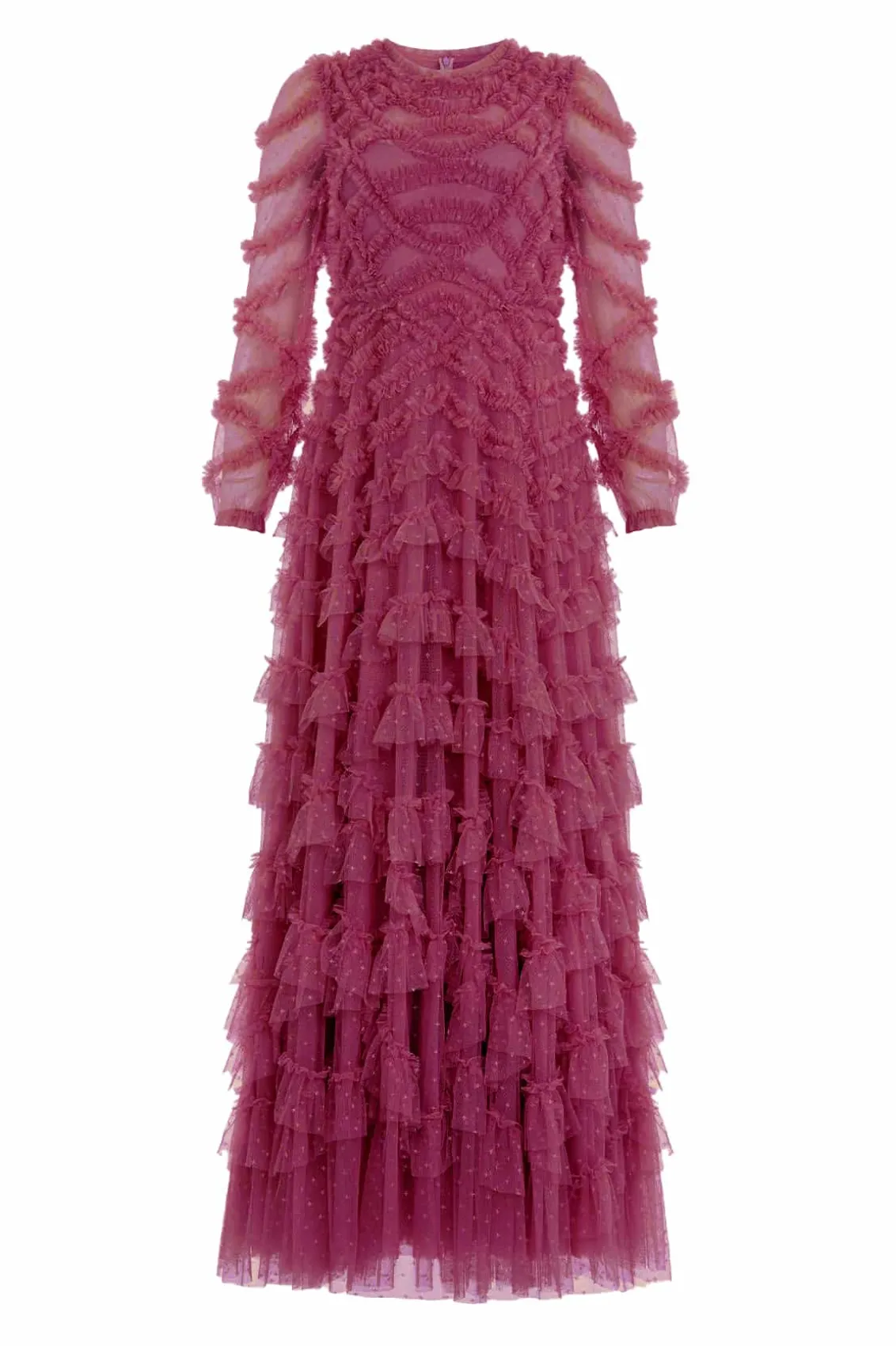 Evening Dresses | Responsibly Sourced^Needle & Thread Lana Round Neck Gown Pink