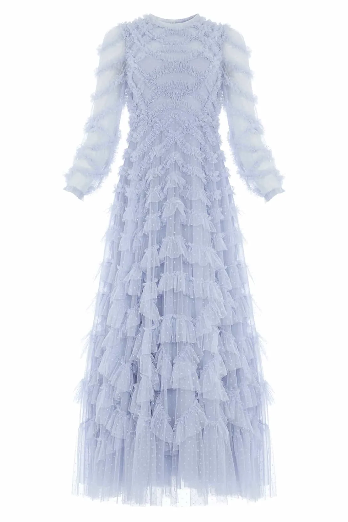 Evening Dresses | Responsibly Sourced^Needle & Thread Lana Round Neck Gown Blue