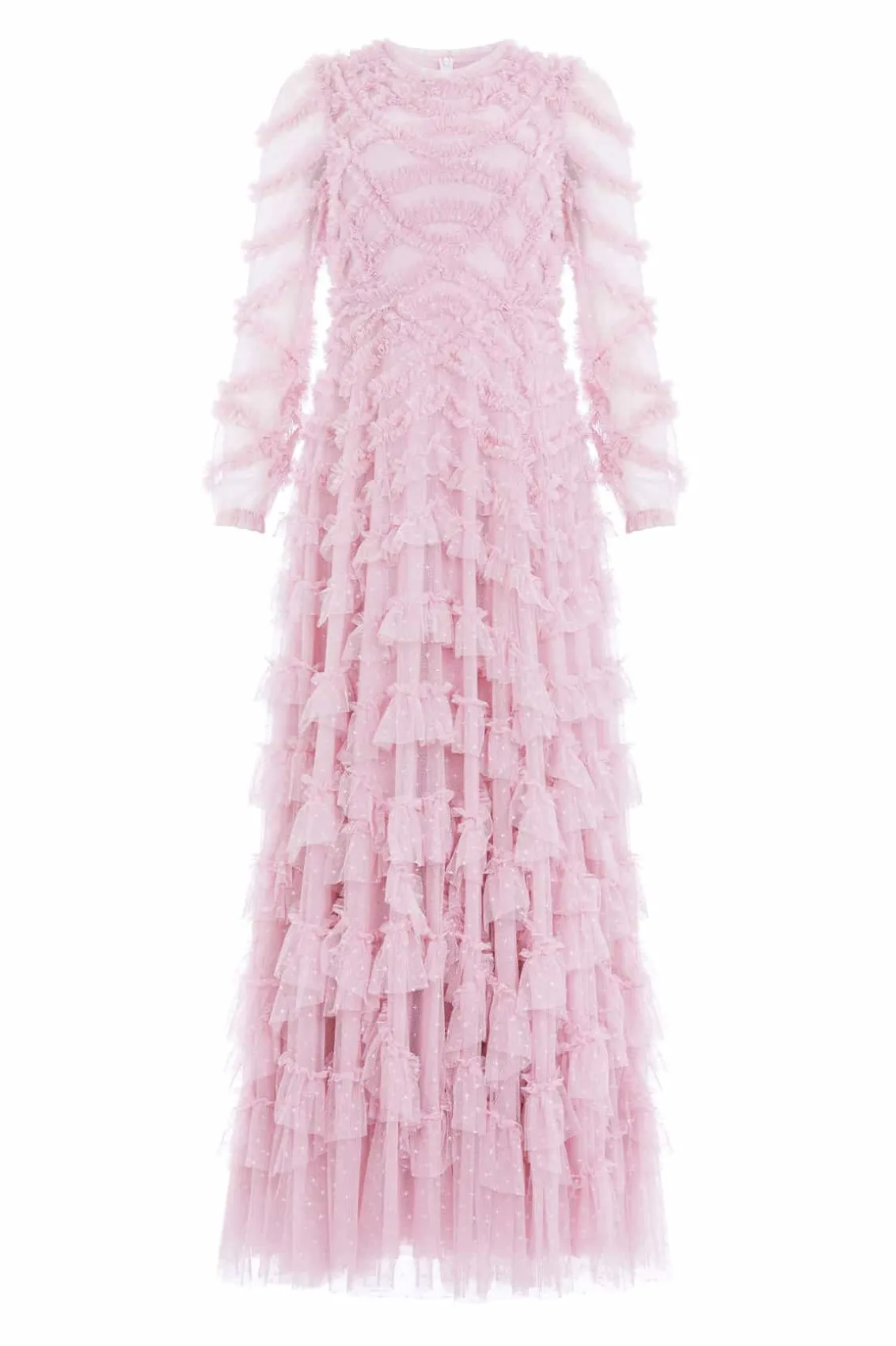 Evening Dresses | Responsibly Sourced^Needle & Thread Lana Round Neck Gown Purple