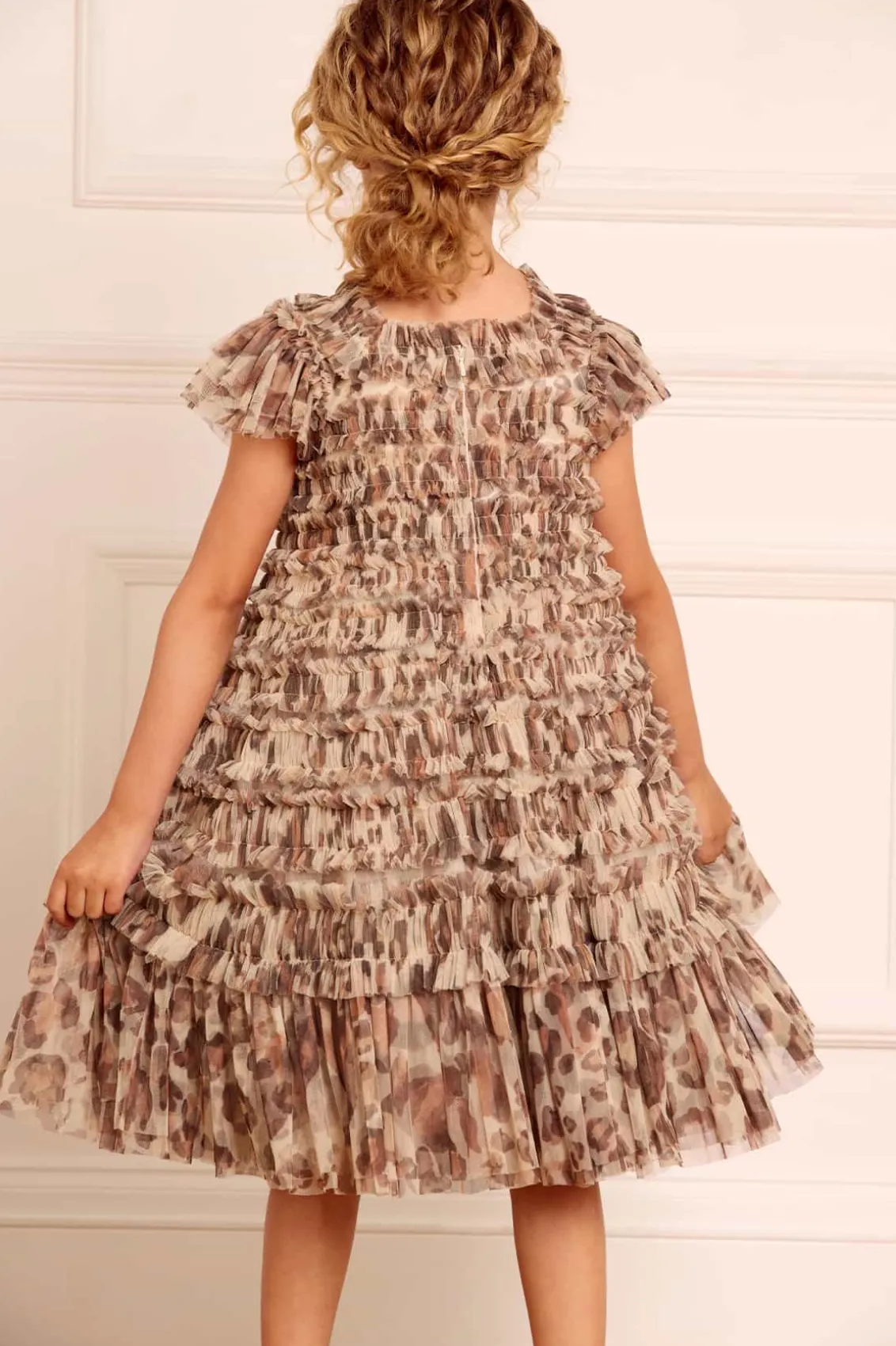 Mummy & Me | Kids Printed Dresses^Needle & Thread Leopard Lisette Kids Dress Multi