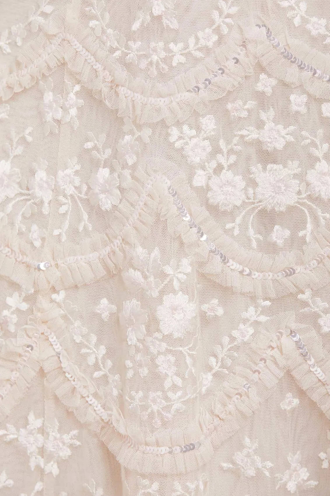 Bridal | Embellished Dresses^Needle & Thread Lily Bloom Ankle Gown Champagne