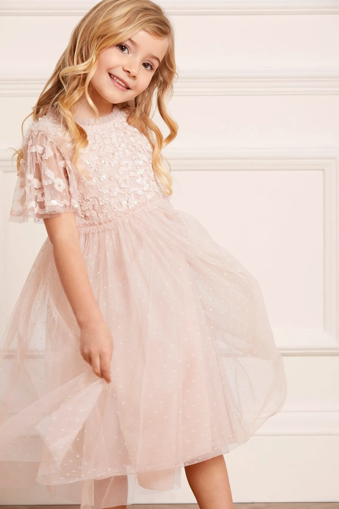 Flower Girl | Flower Girl^Needle & Thread Lilybelle Kids Dress Pink