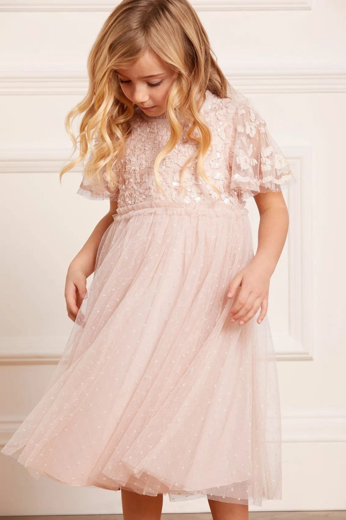 Flower Girl | Flower Girl^Needle & Thread Lilybelle Kids Dress Pink