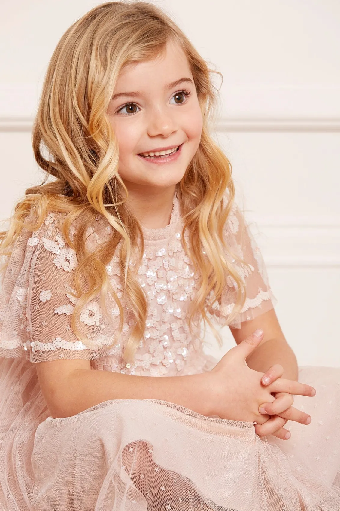 Flower Girl | Flower Girl^Needle & Thread Lilybelle Kids Dress Pink